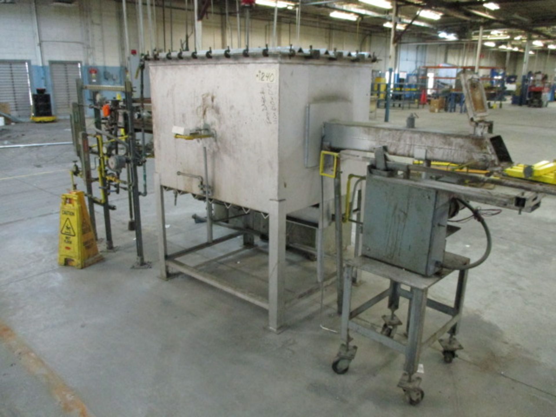 Electric Pusher Furnace with Molybdenum Heating Element, 8" W x 5" H Capacity x Approx 48" Long