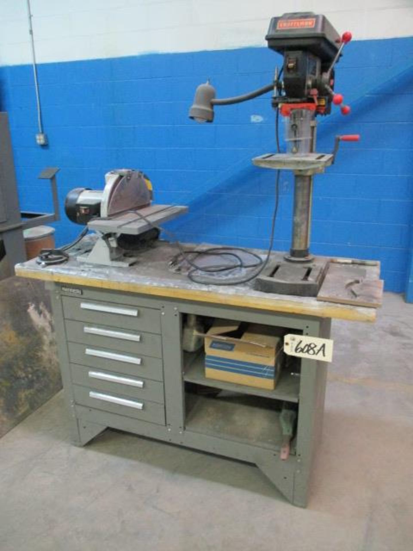 Kennedy Workbench with 12" Disc Grinder & 12" Drill Press