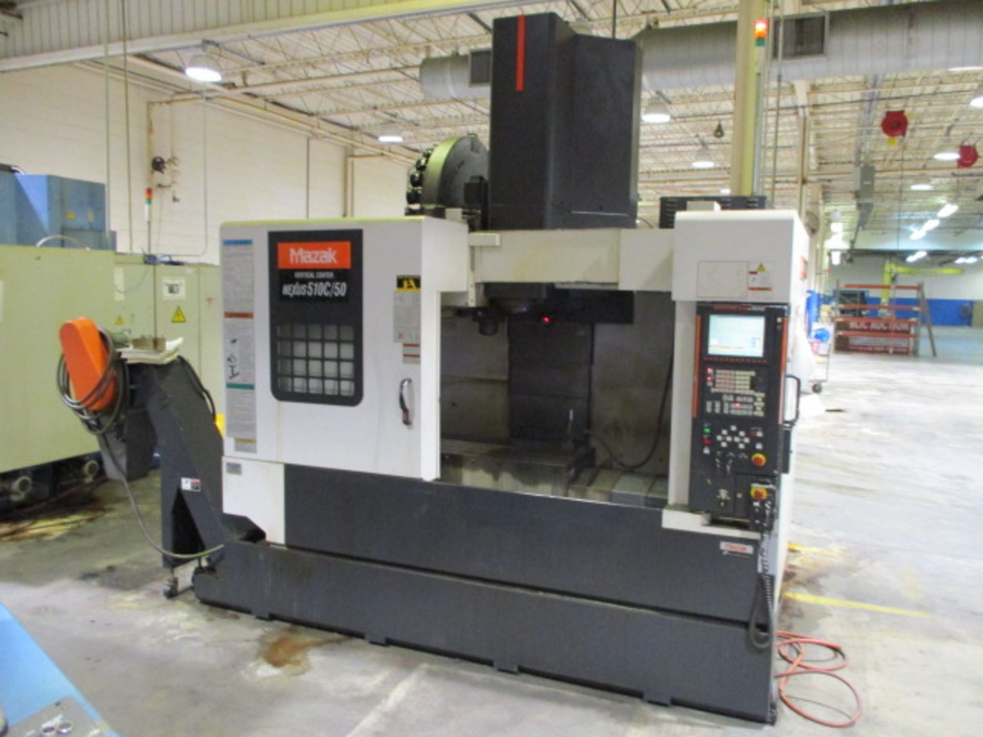 Mazak Nexus 510C/50 CNC Vertical Machining Center with 21-1/2'' x 51'' Table, #50 Taper Spindle,