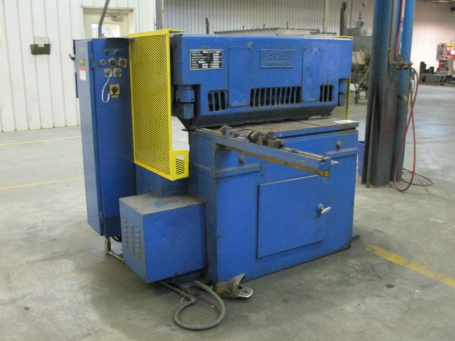 Fischer 40'' x 5/16'' Mechanical Power Shear with 12-1/2'' Throat Depth, Squaring Arm - Image 3 of 7