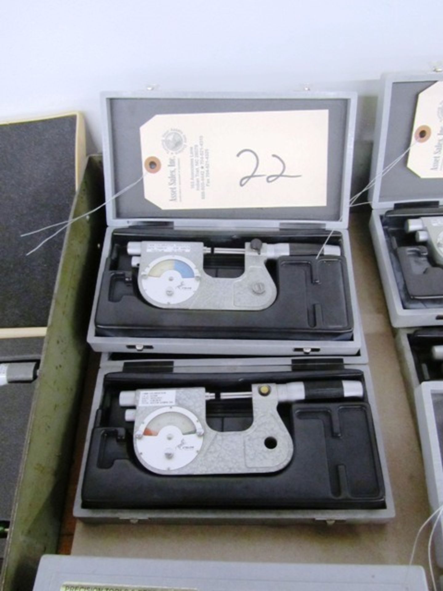 (2) Etalon Micrometers
