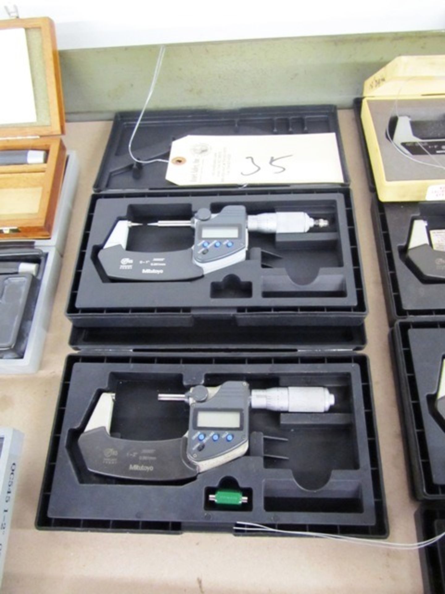 (2) Mitutoyo Digital Micrometers