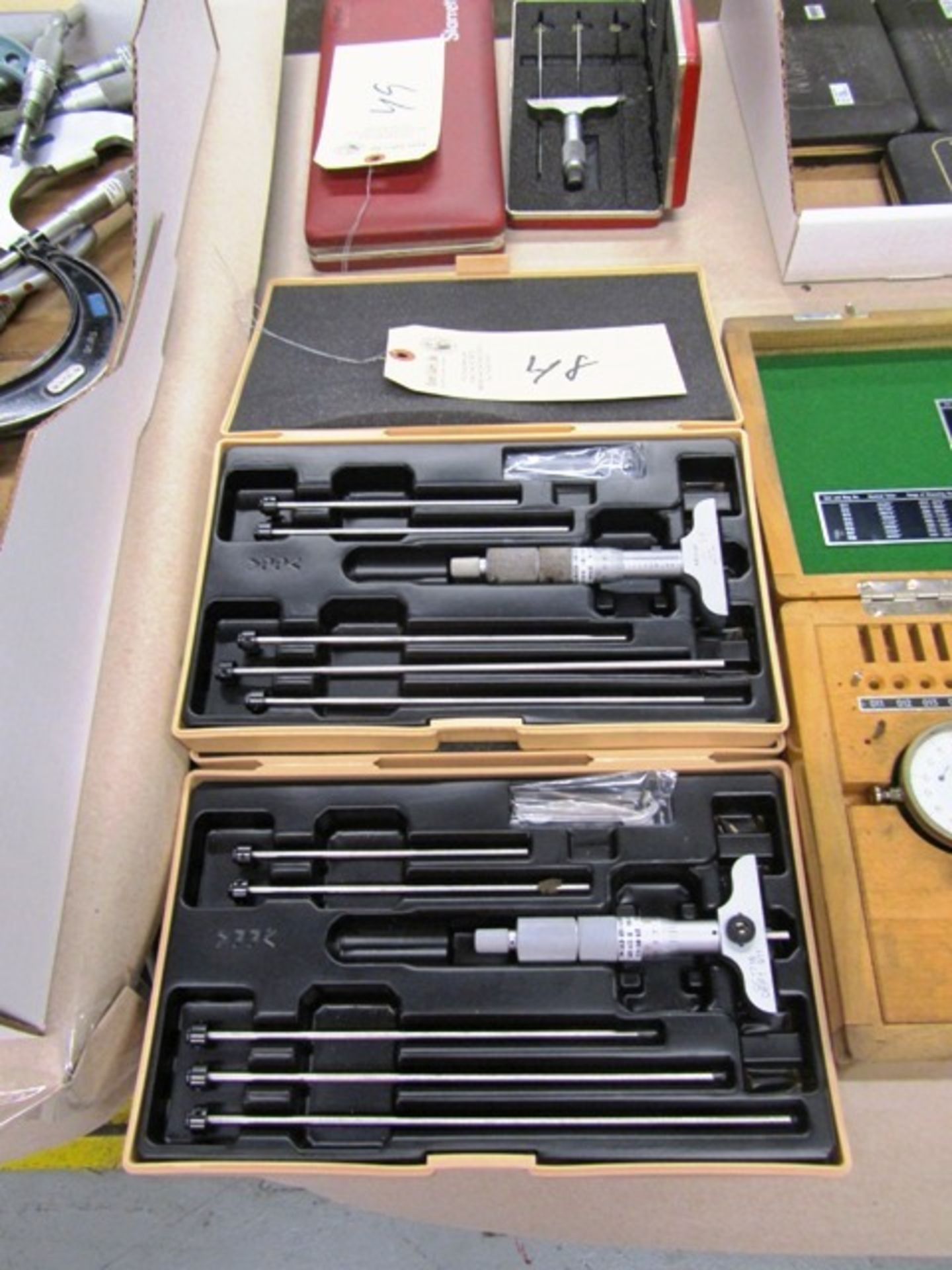 (2) Mitutoyo Depth Micrometers