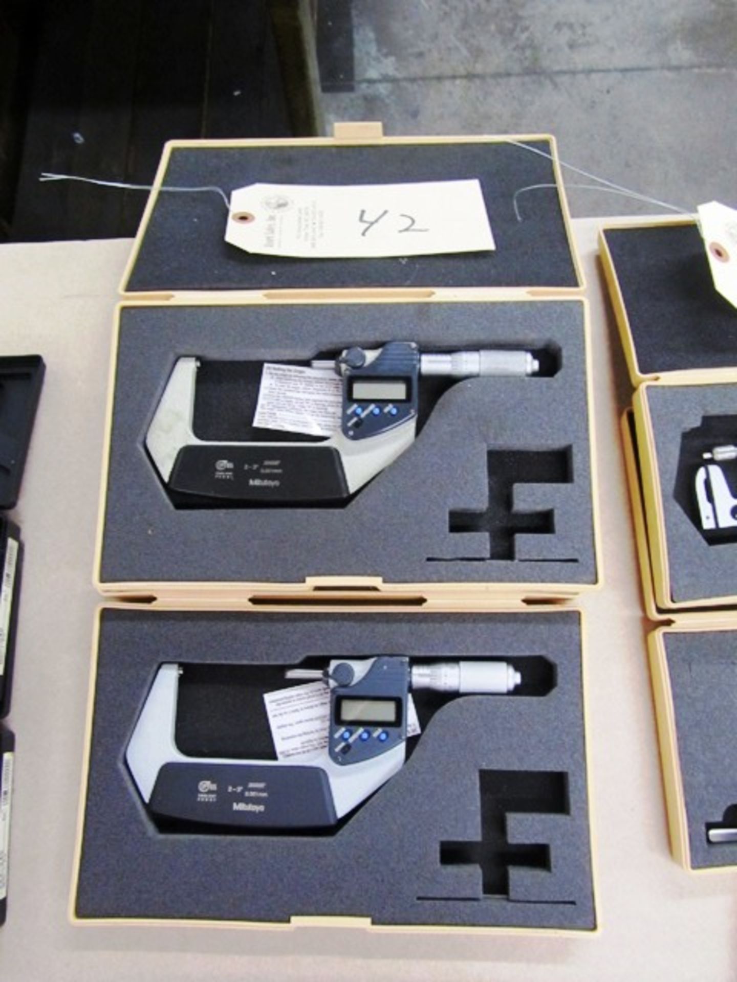 (2) Mitutoyo Digital Micrometers