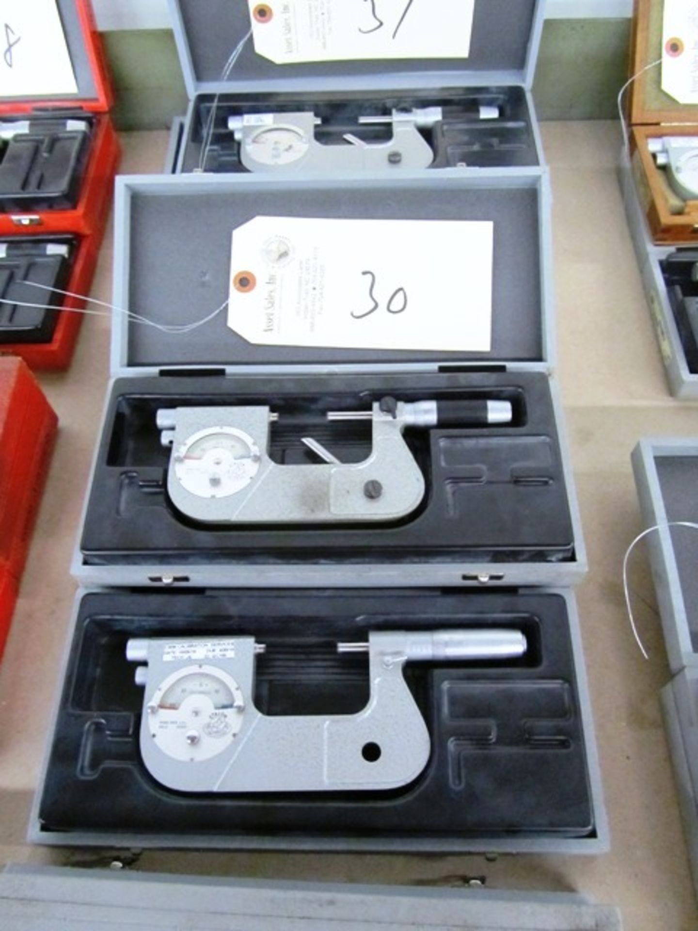 (2) Etalon Micrometers