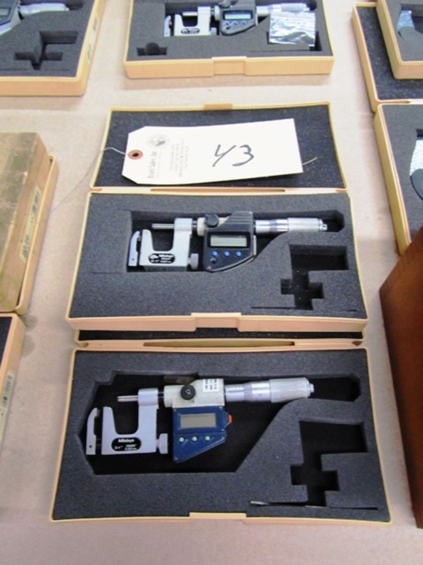 (2) Mitutoyo Digital Micrometers