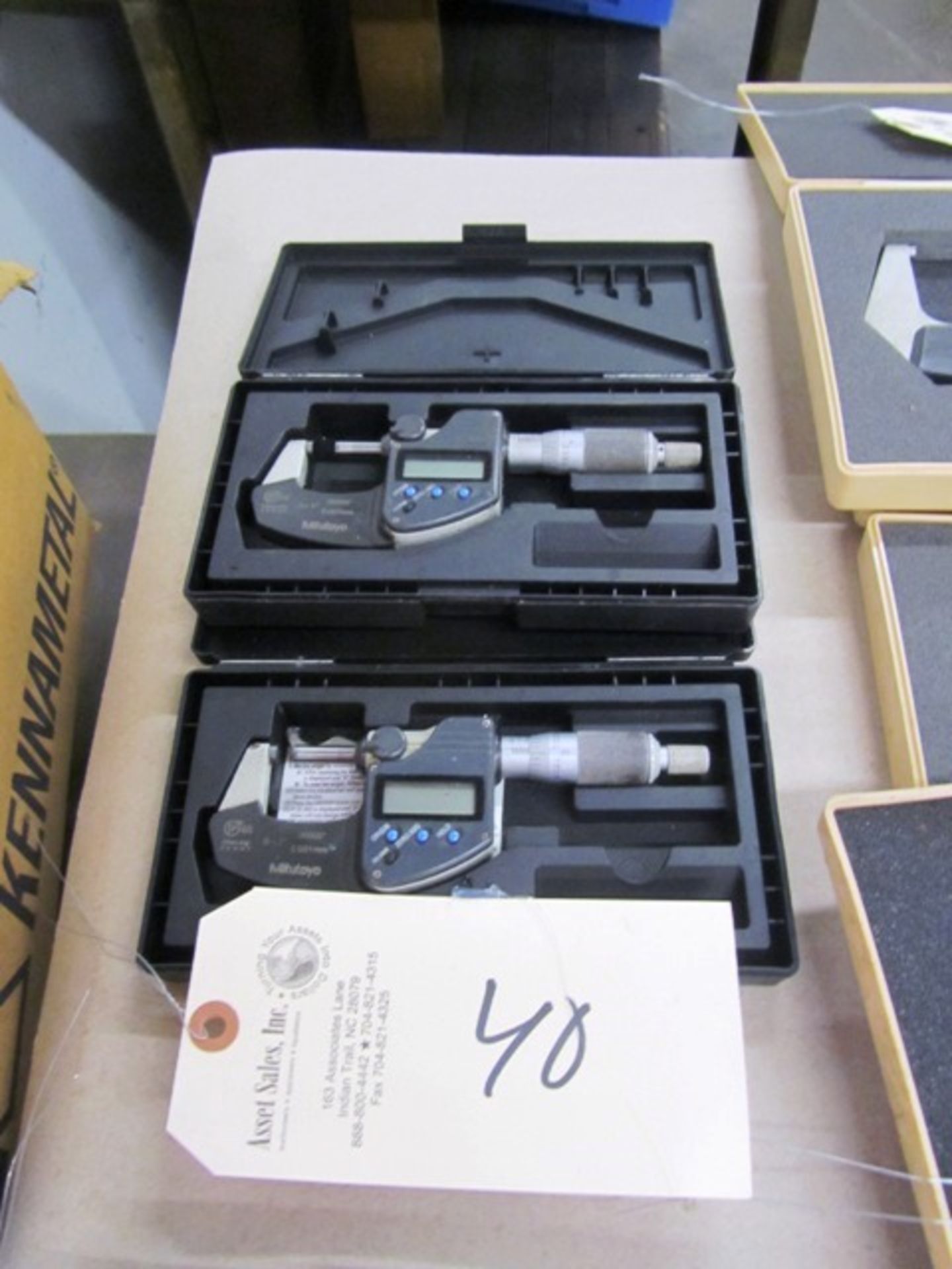 (2) Mitutoyo Digital Micrometers