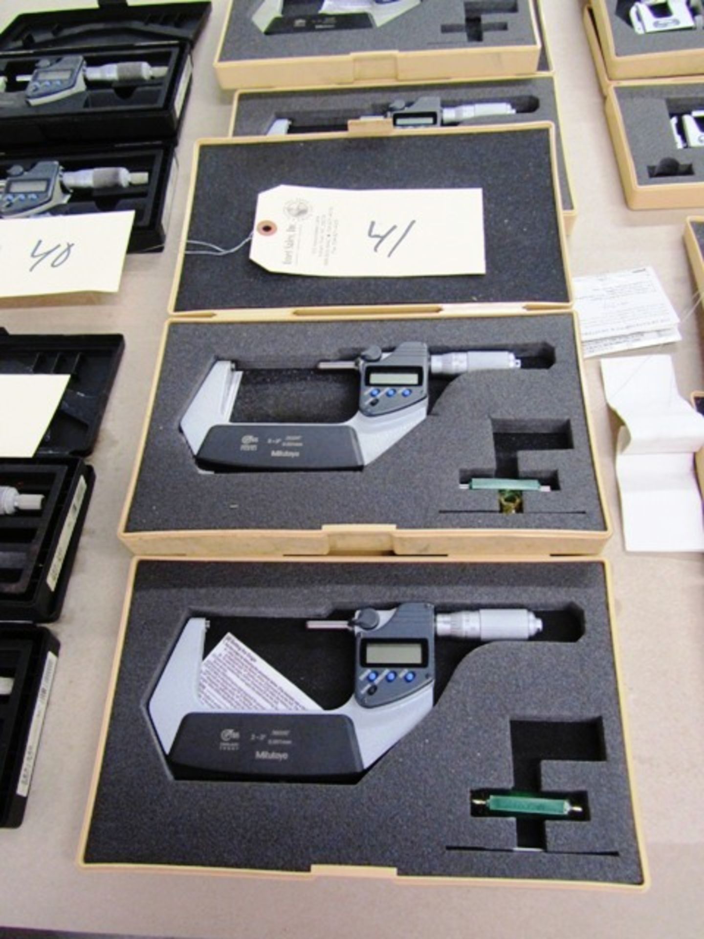 (2) Mitutoyo Digital Micrometers