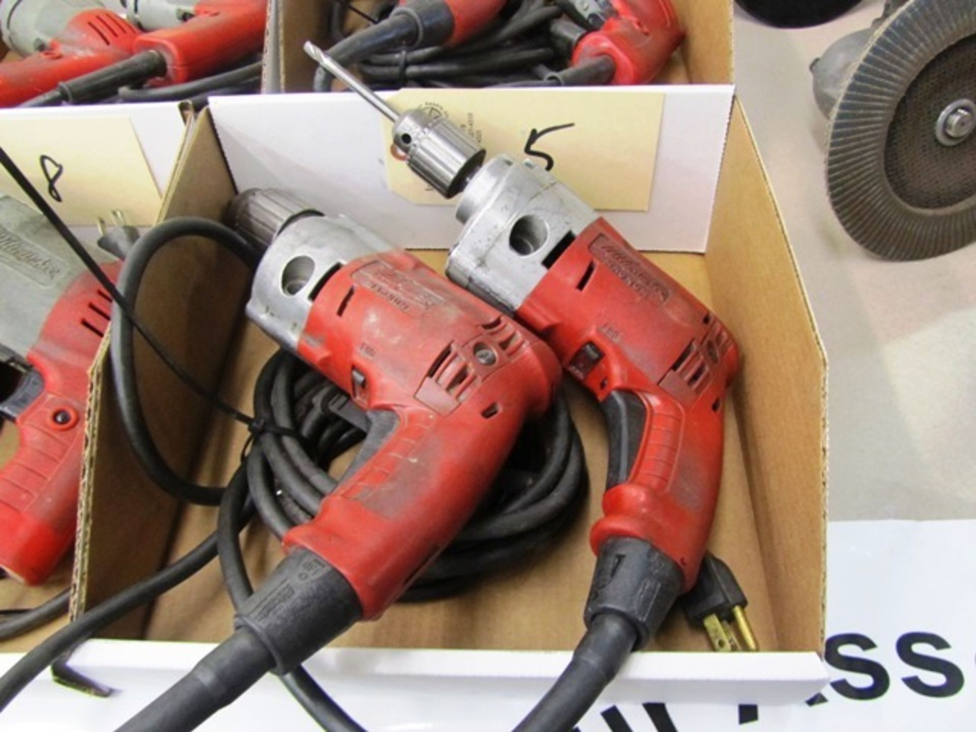 (2) Milwaukee Electric Hand Drills