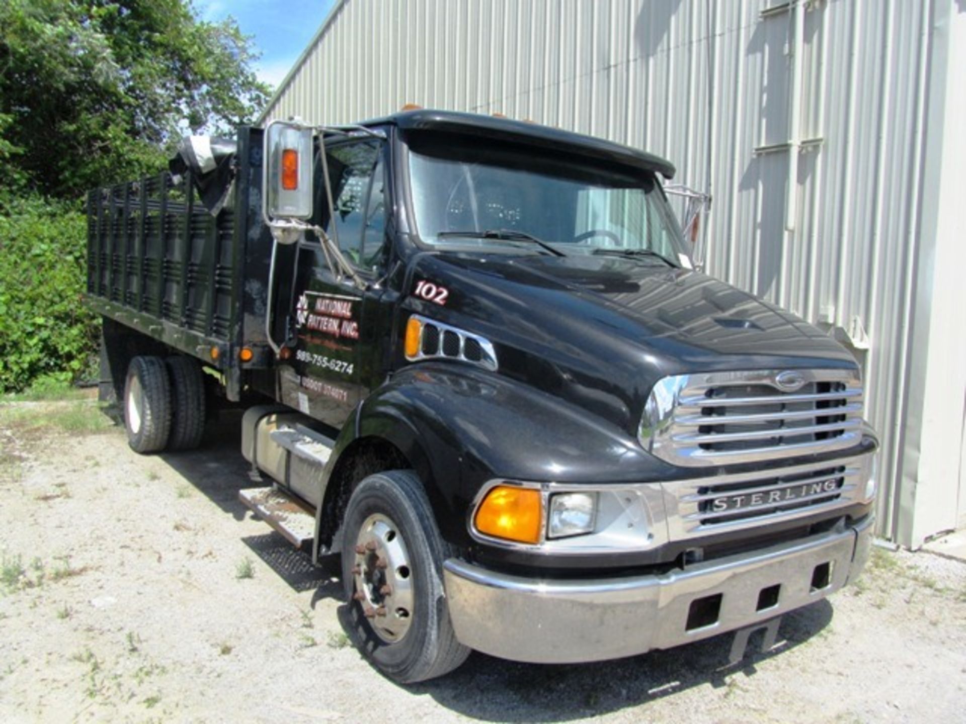 Sterling Acterra Diesel Stake Body Truck with 16' Deck, Dual Rear Wheels, Mercedes-Benz Powered,