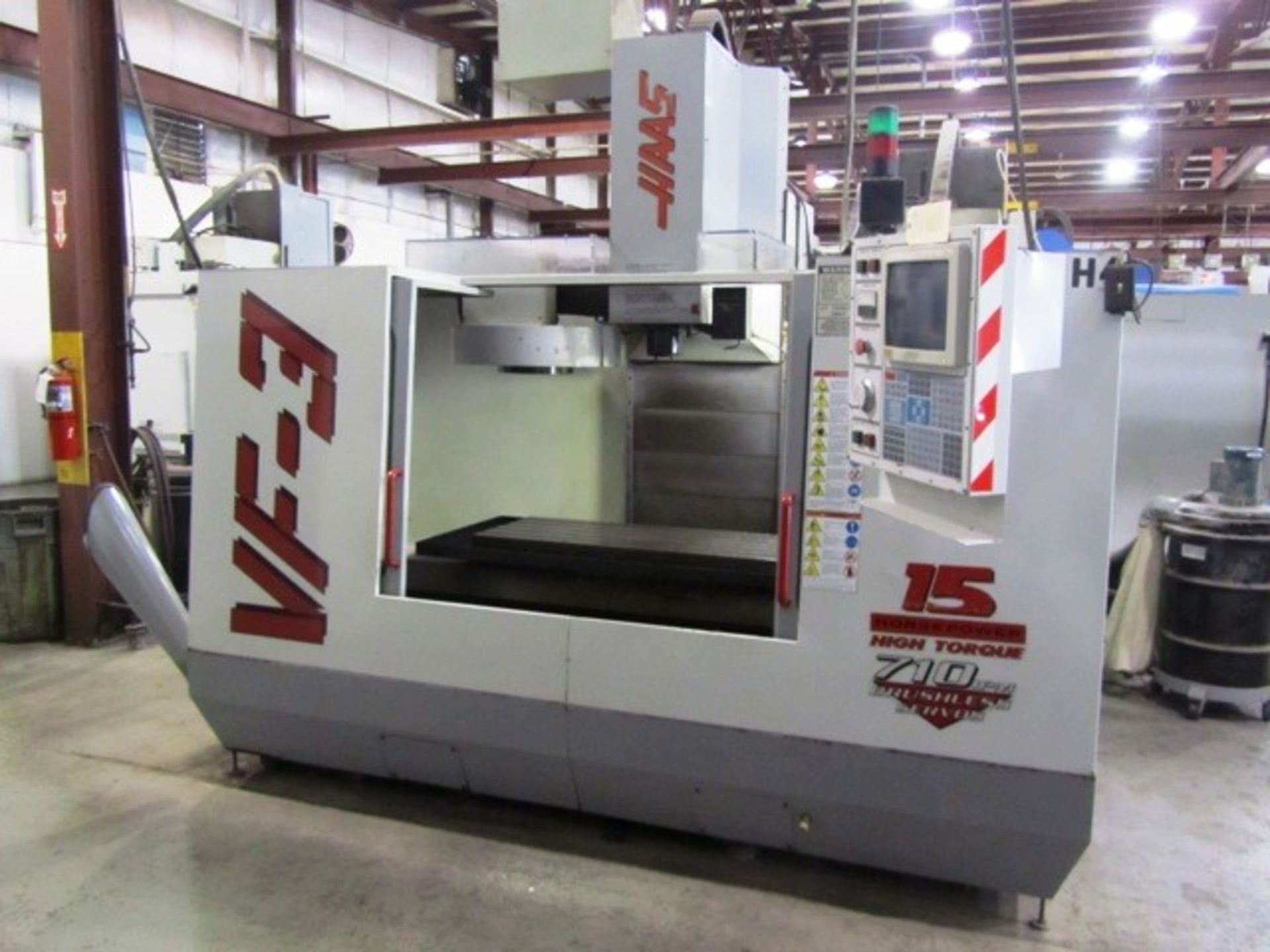 Haas VF3 CNC 4-Axis Vertical Machining Center with 48" x 18" Table, 40"-X, 20"-Y, 25"-Z-Axis - Image 3 of 4