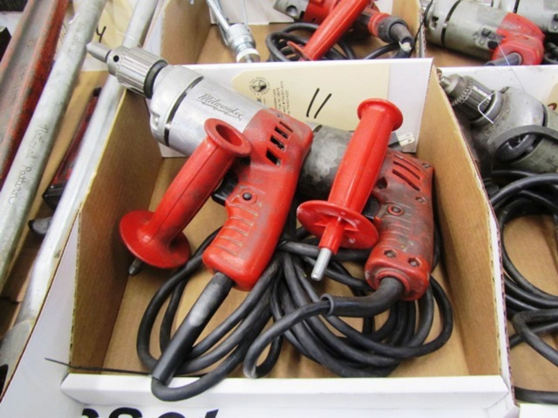 (2) Milwaukee Electric Hand Drills