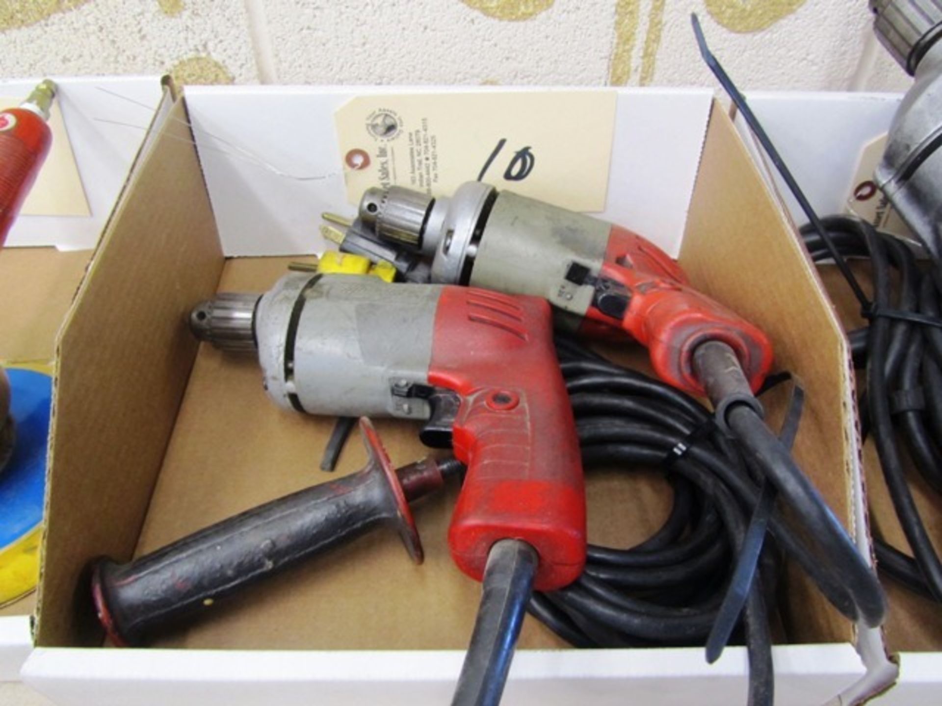 (2) Milwaukee Electric Hand Drills