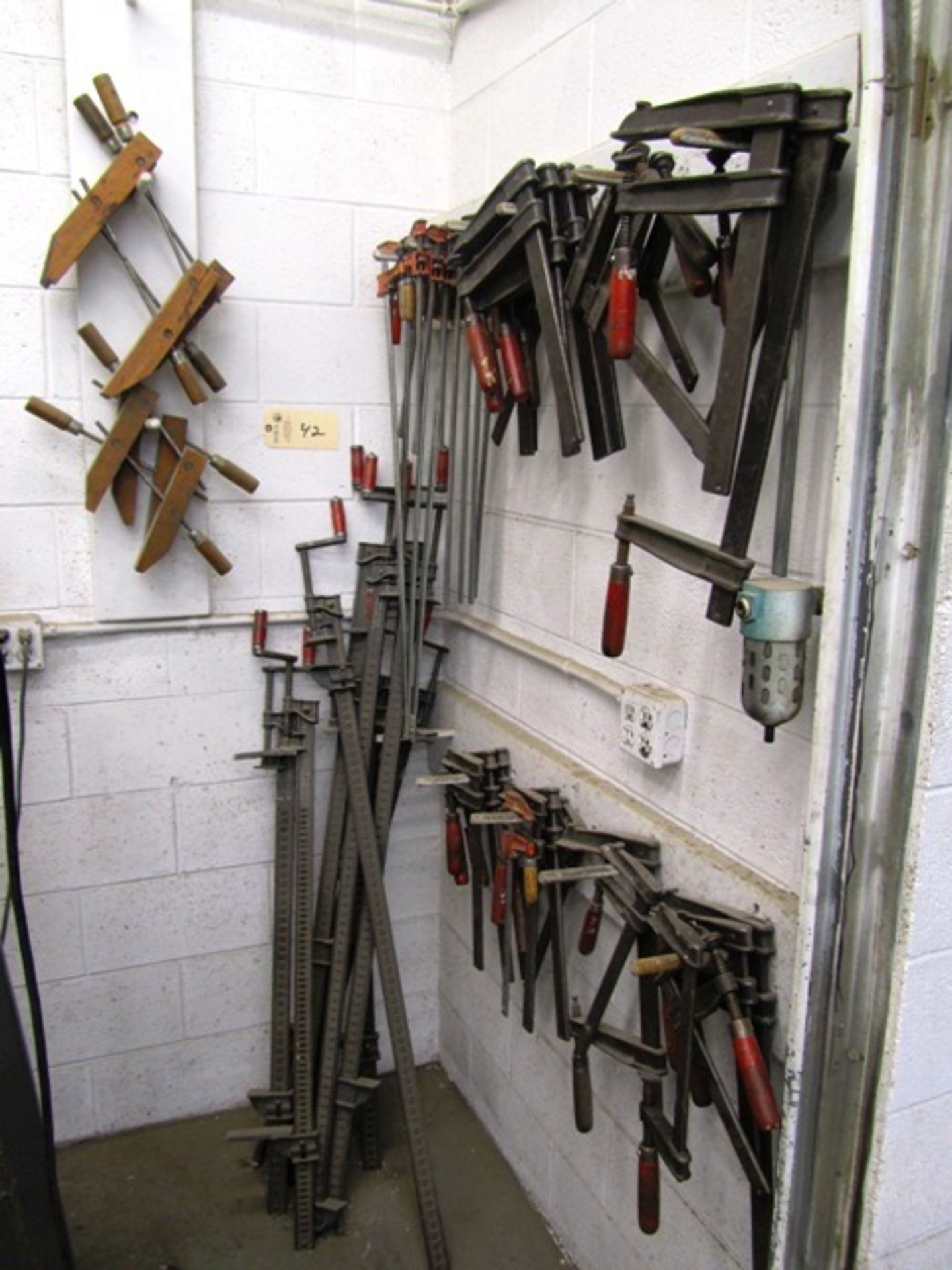 Bar & Wood Clamps (on wall)