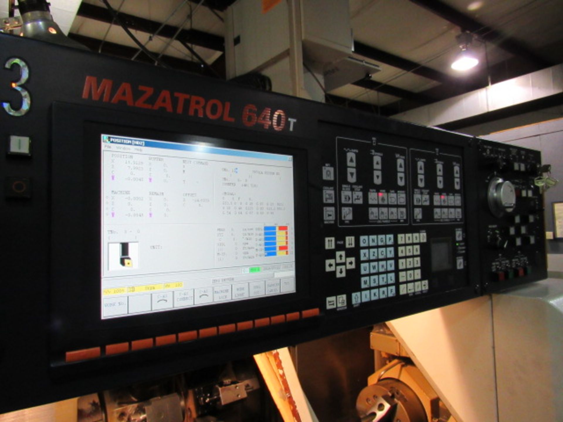 Mazak Multiplex 6200Y 6-Axis Turning Center with Y-Axis, (2) 8'' Hydraulic Power Chucks, (2) Turrets - Image 4 of 8