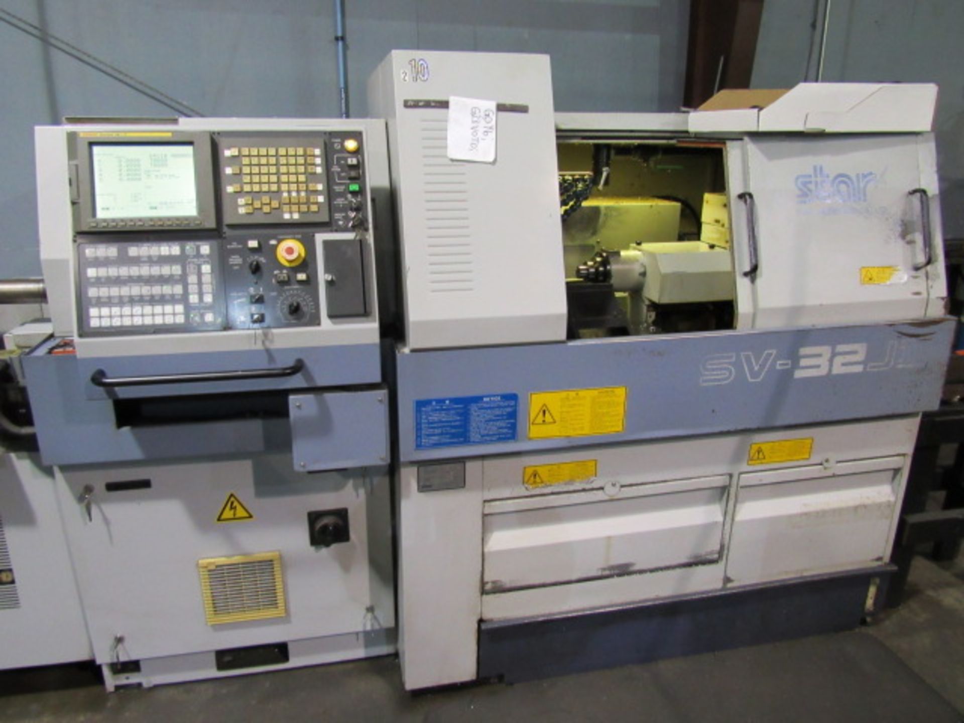 Star SV-32JII 7-Axis CNC Swiss Type Automatic Lathe with 1-1/4'' Max Machining Diameter, Main &