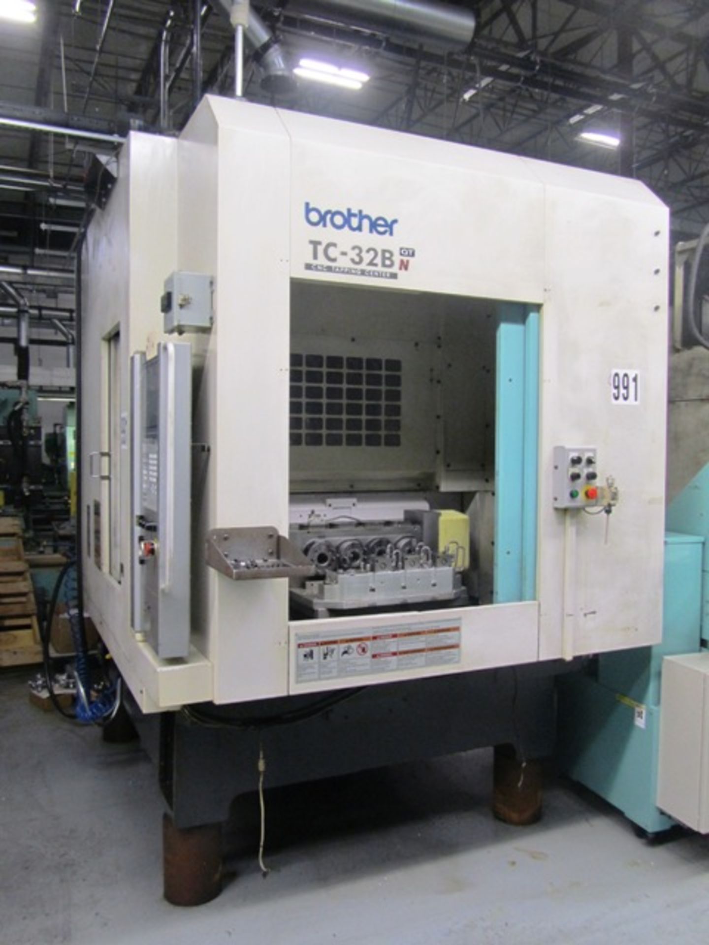 Brother TC-32B QT 4-Axis CNC Tapping & Machining Center - Image 5 of 6