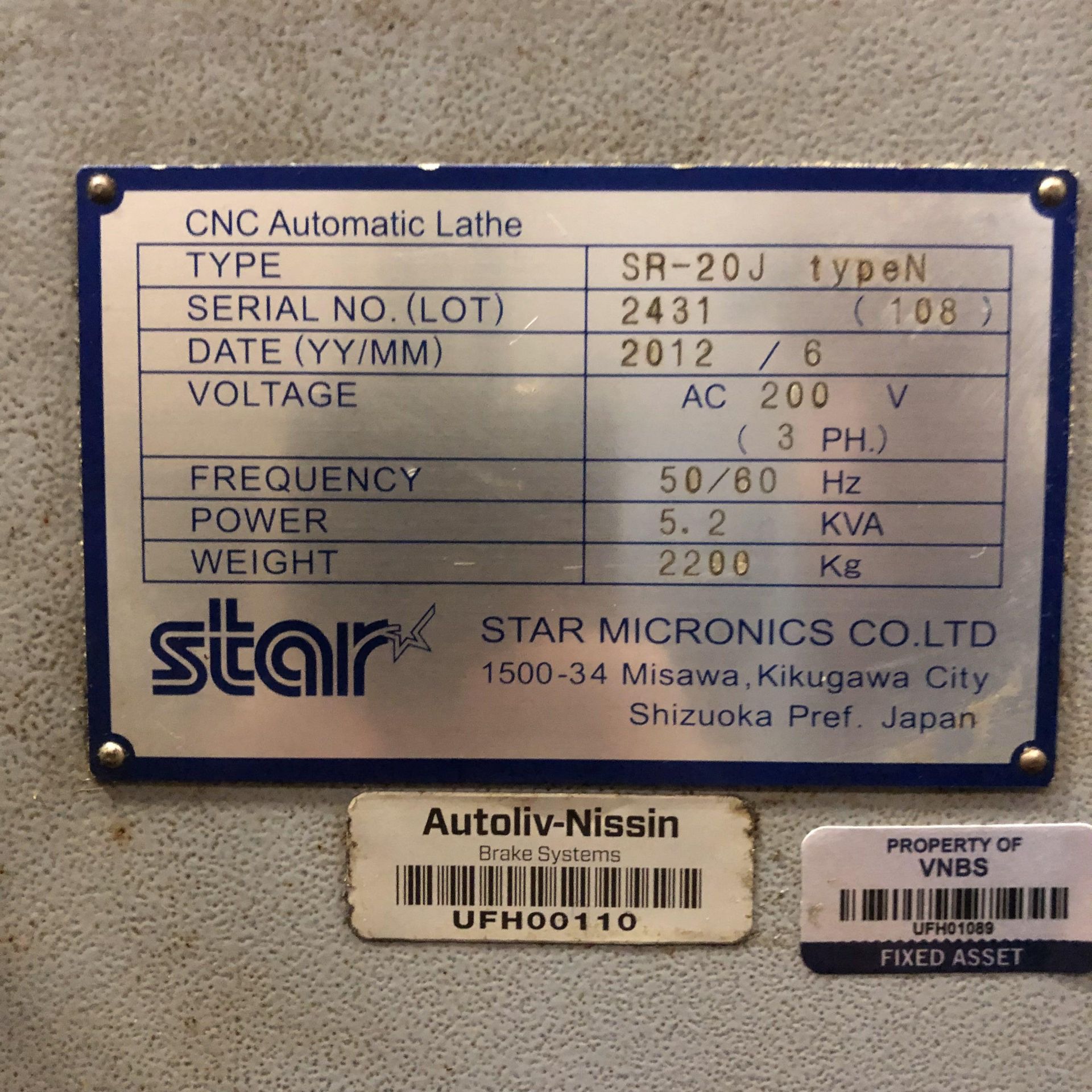 Star S-20J Type N CNC Swiss Screw Machine - Image 6 of 6