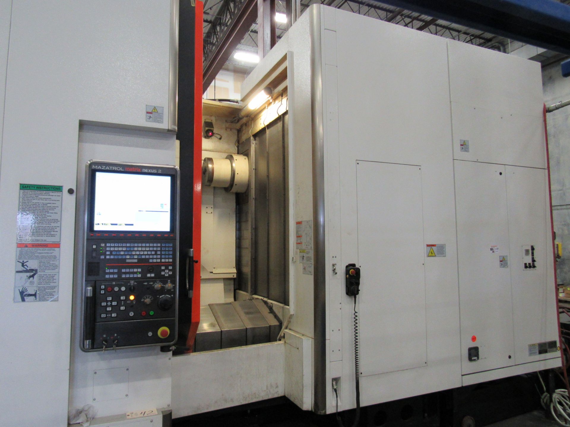 Mazak Nexus HCN6800-II 4-Axis Horizontal Machining Center with Dual 28.80'' Pallets, 41.34'' X-Axis, - Image 2 of 11