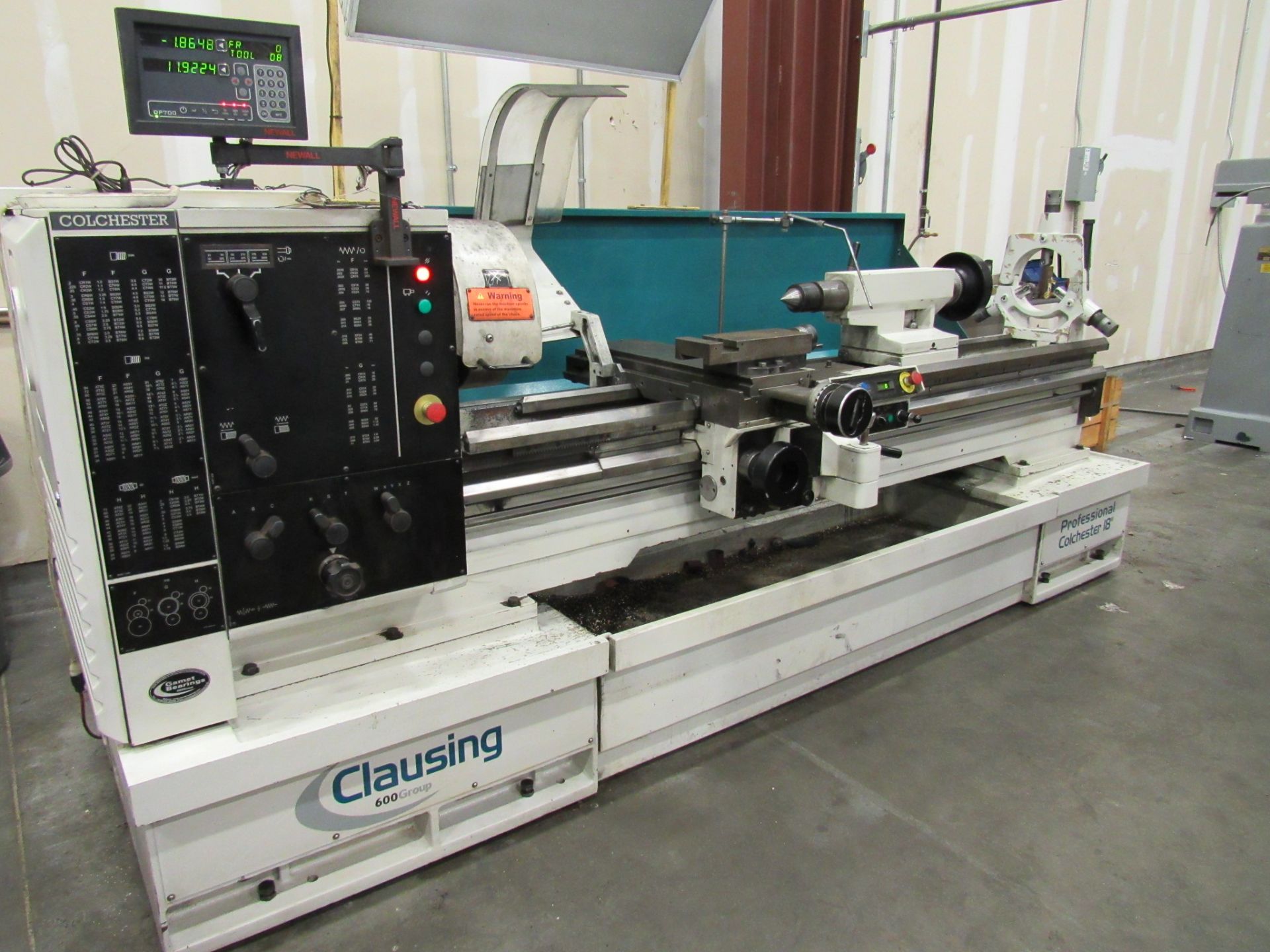 Clausing 8055VSJ Professional Colchester 18'' x 80'' Engine Lathe with 22'' Swing, 3.8'' Bore, - Image 2 of 10