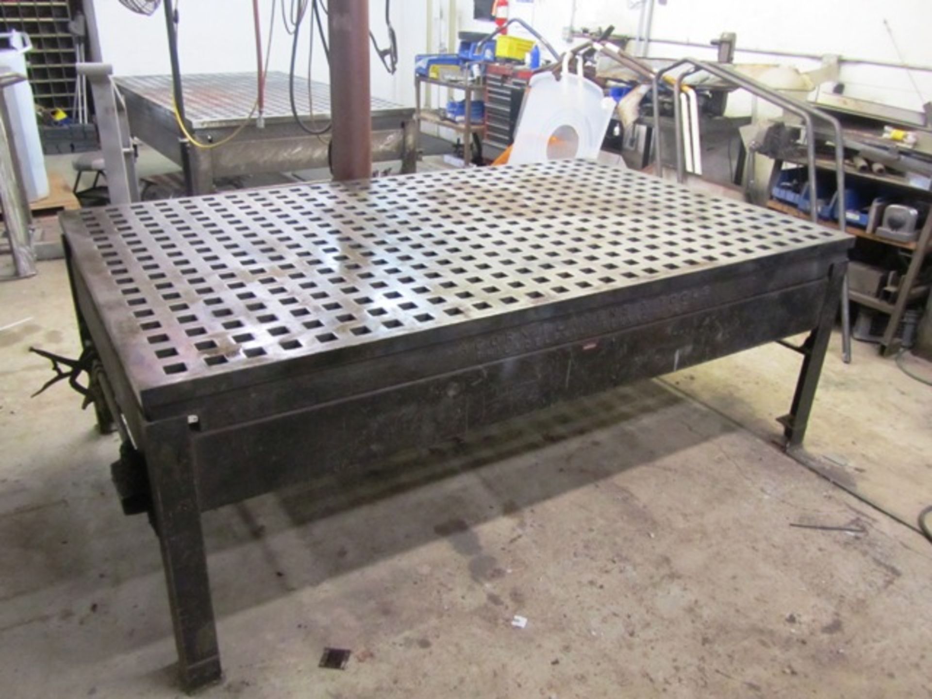 5' x 8' Acorn Welding Table with 1-3/4'' x 1-3/4'' Hole Capacity