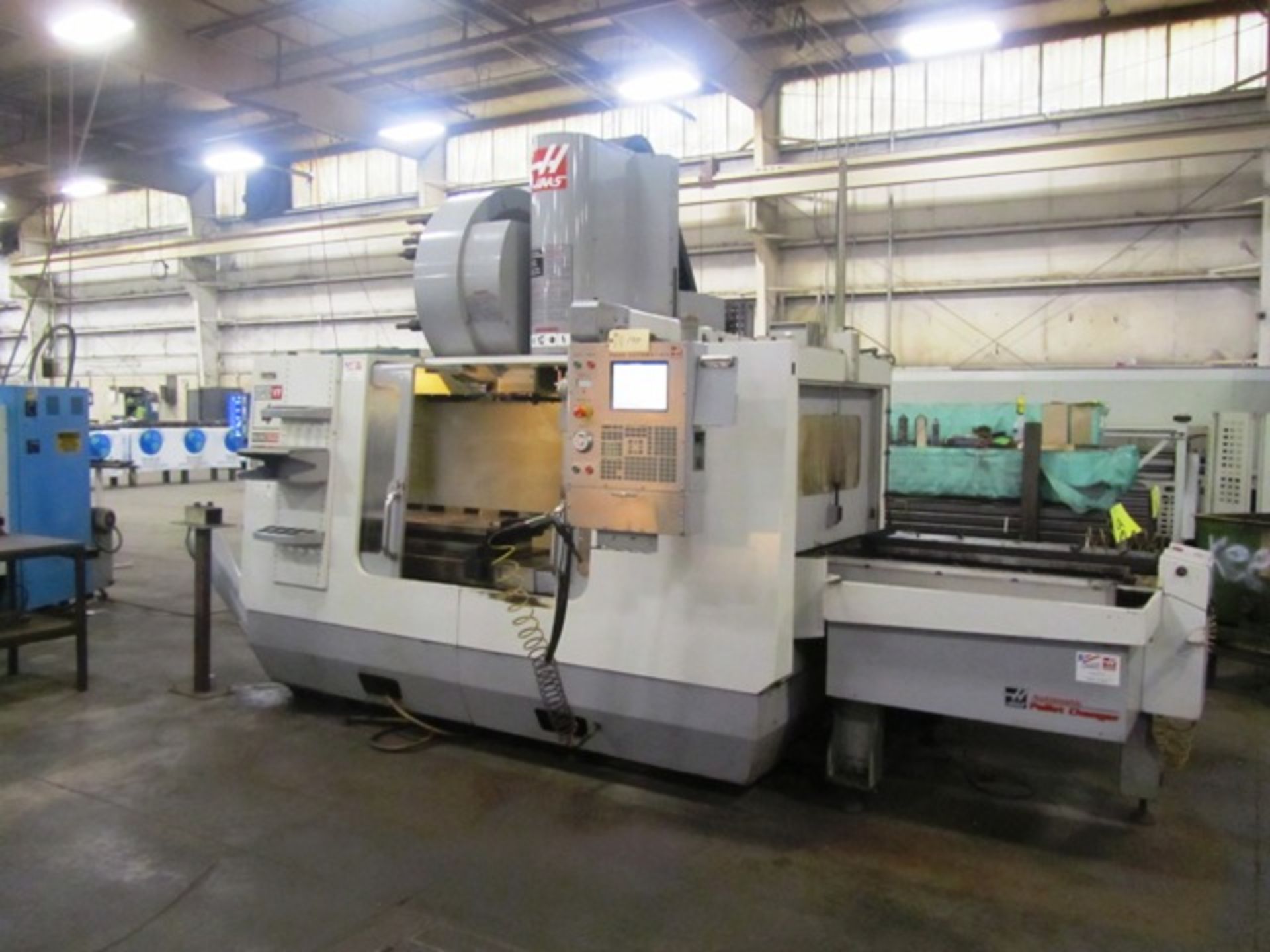 Haas Super VF4SS APC CNC Vertical Machining Center with 19'' x 46'' Table, Automatic Pallet Changer, - Image 3 of 6