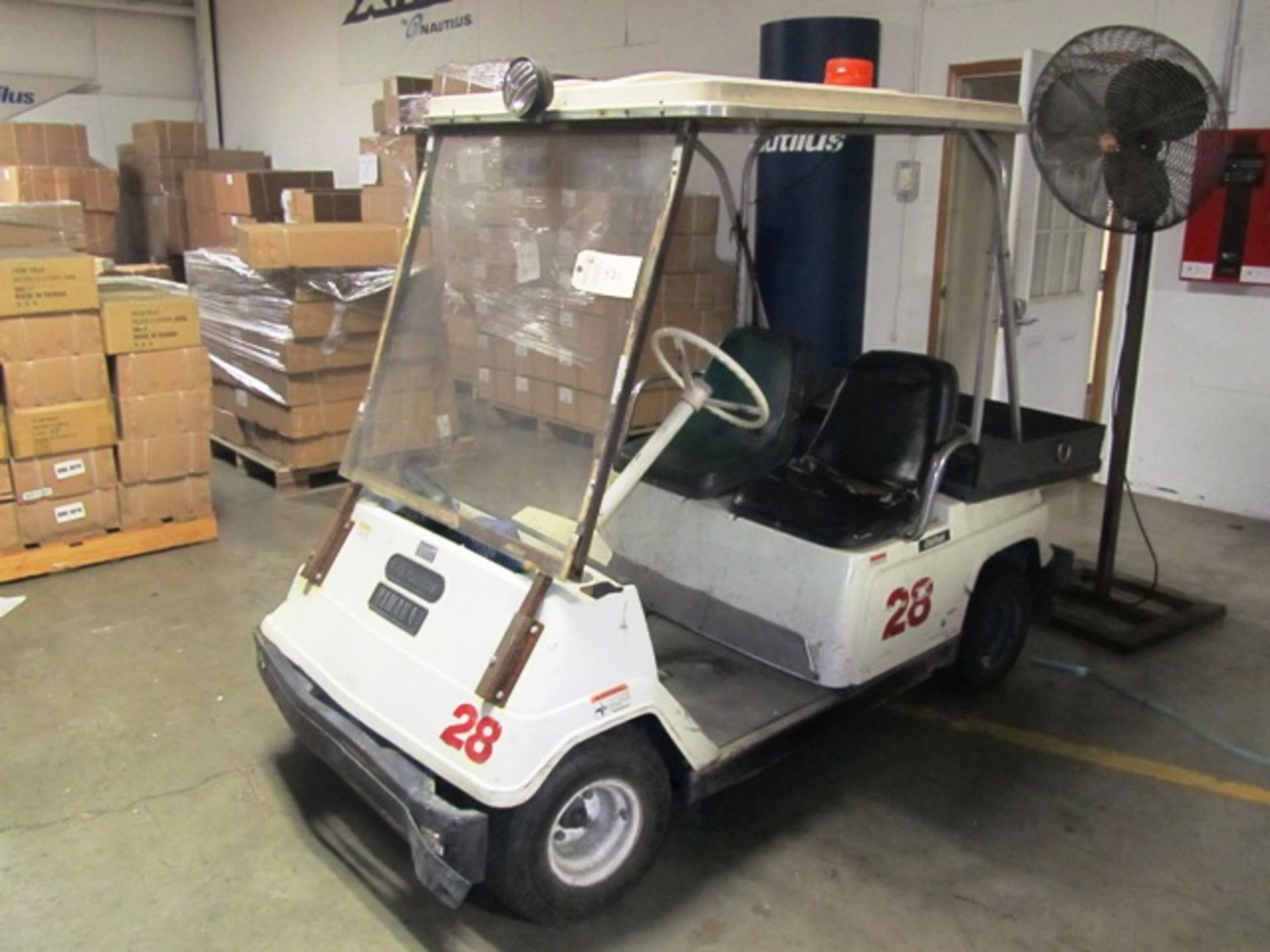 Yamaha 2 Passenger Gas Powered Golf Cart with Windshield