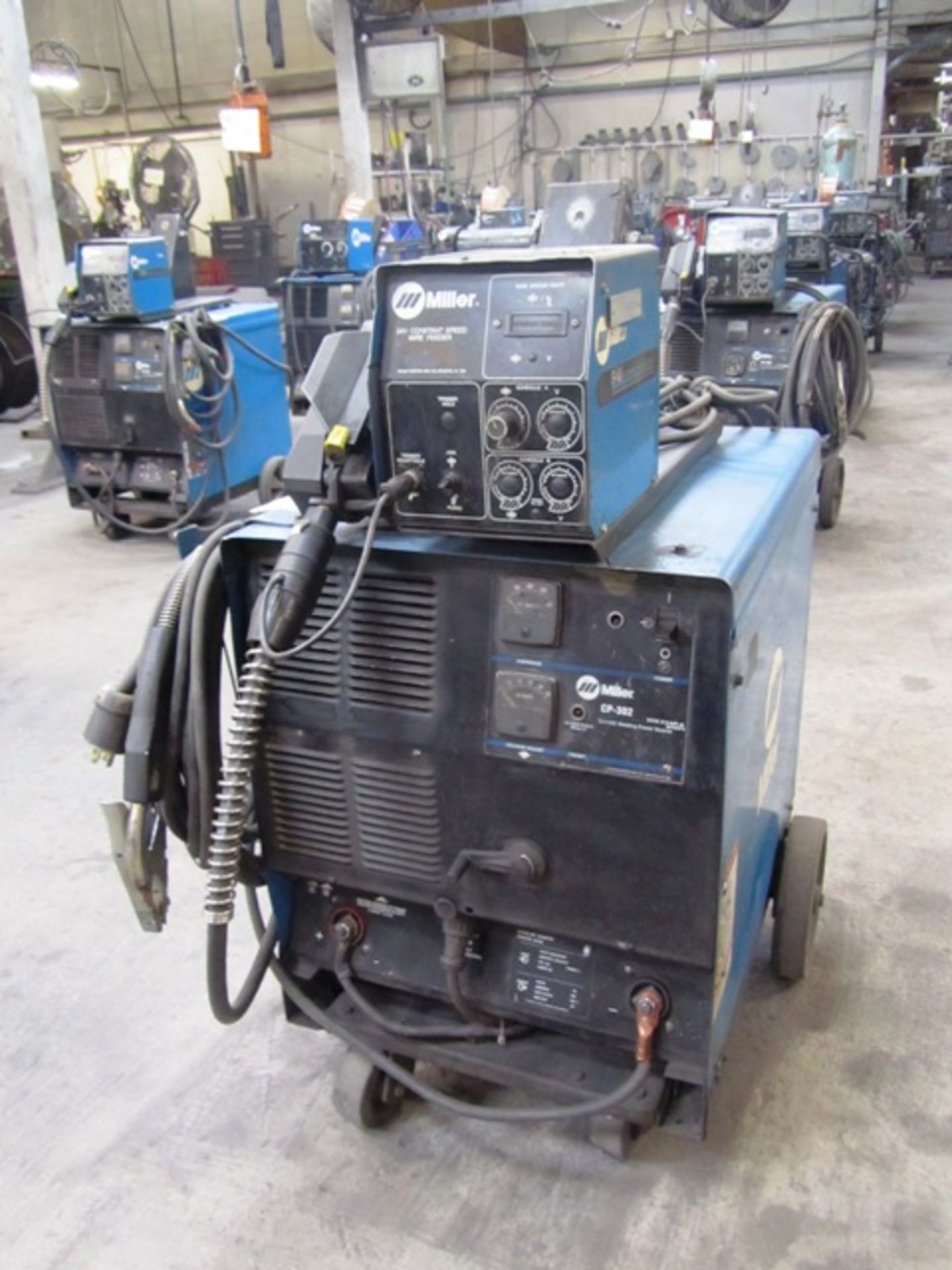 Miller CP-302 Portable Mig Welder with Miller S-60 24V Constant Speed Wire Feeder, sn:KH466798