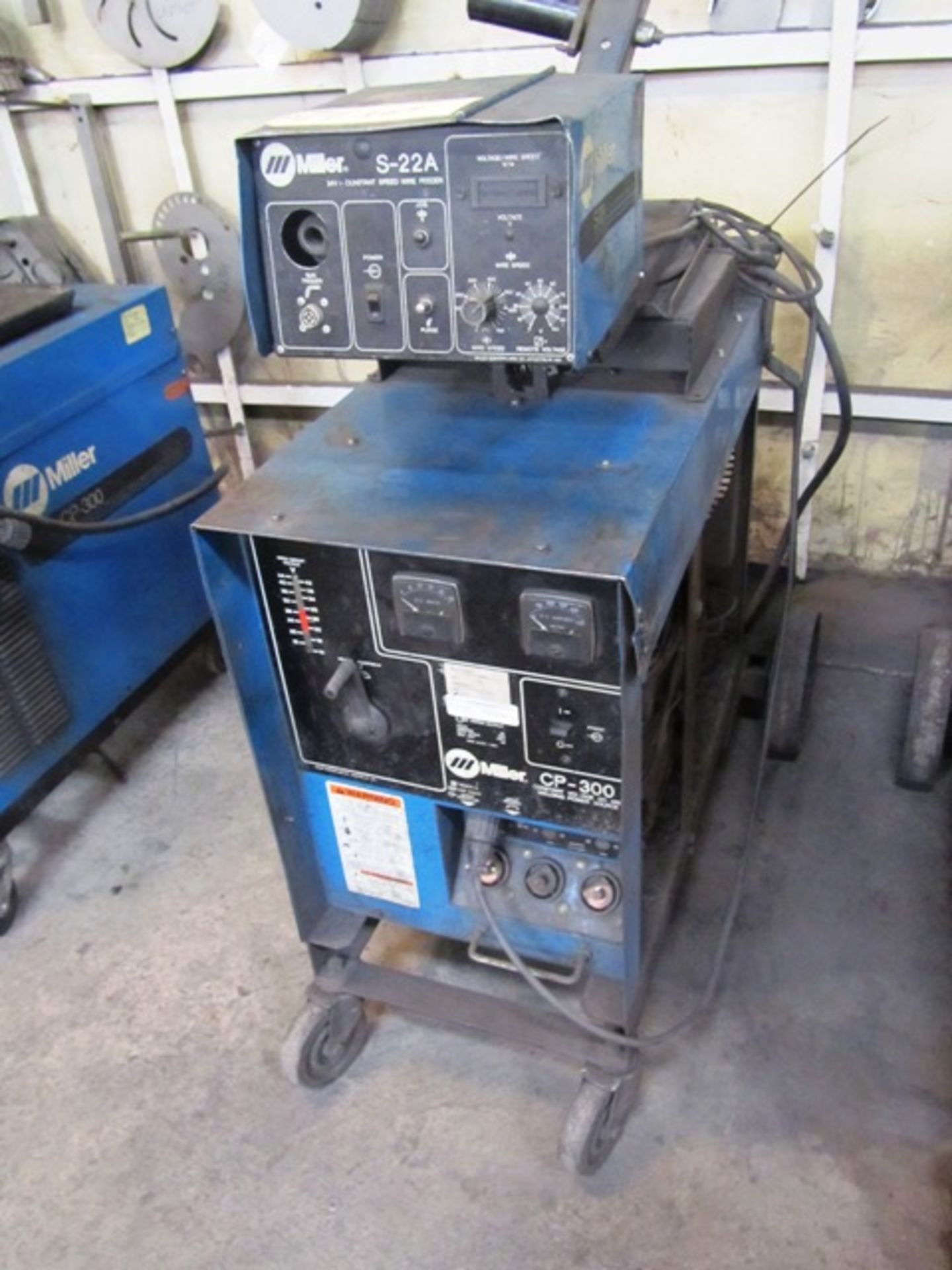 Miller CP-300 Portable Mig Welder with Miller S-22A 24V Constant Speed Wire Feeder (may need