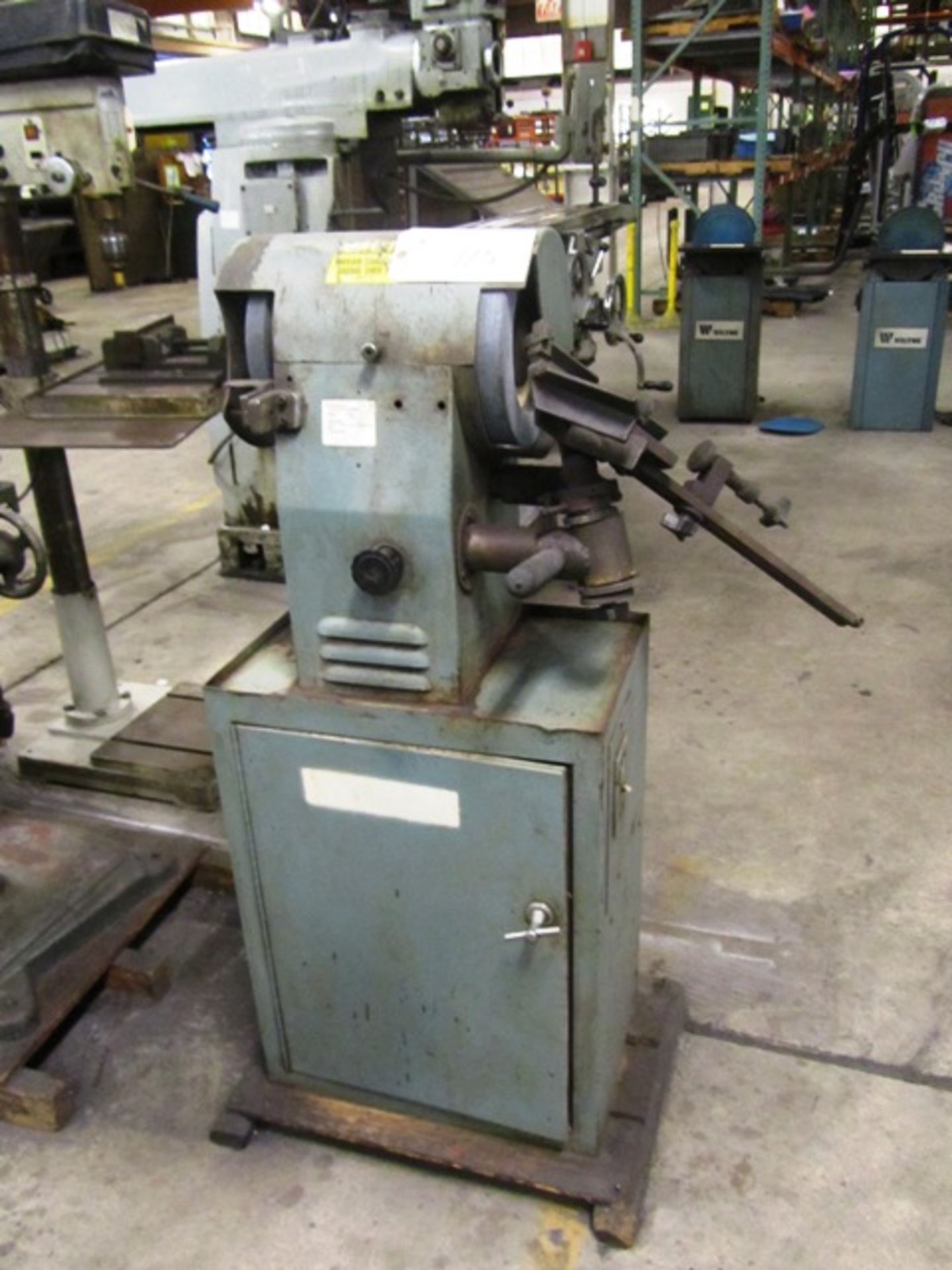 10'' Double End Drill Grinder with Cabinet