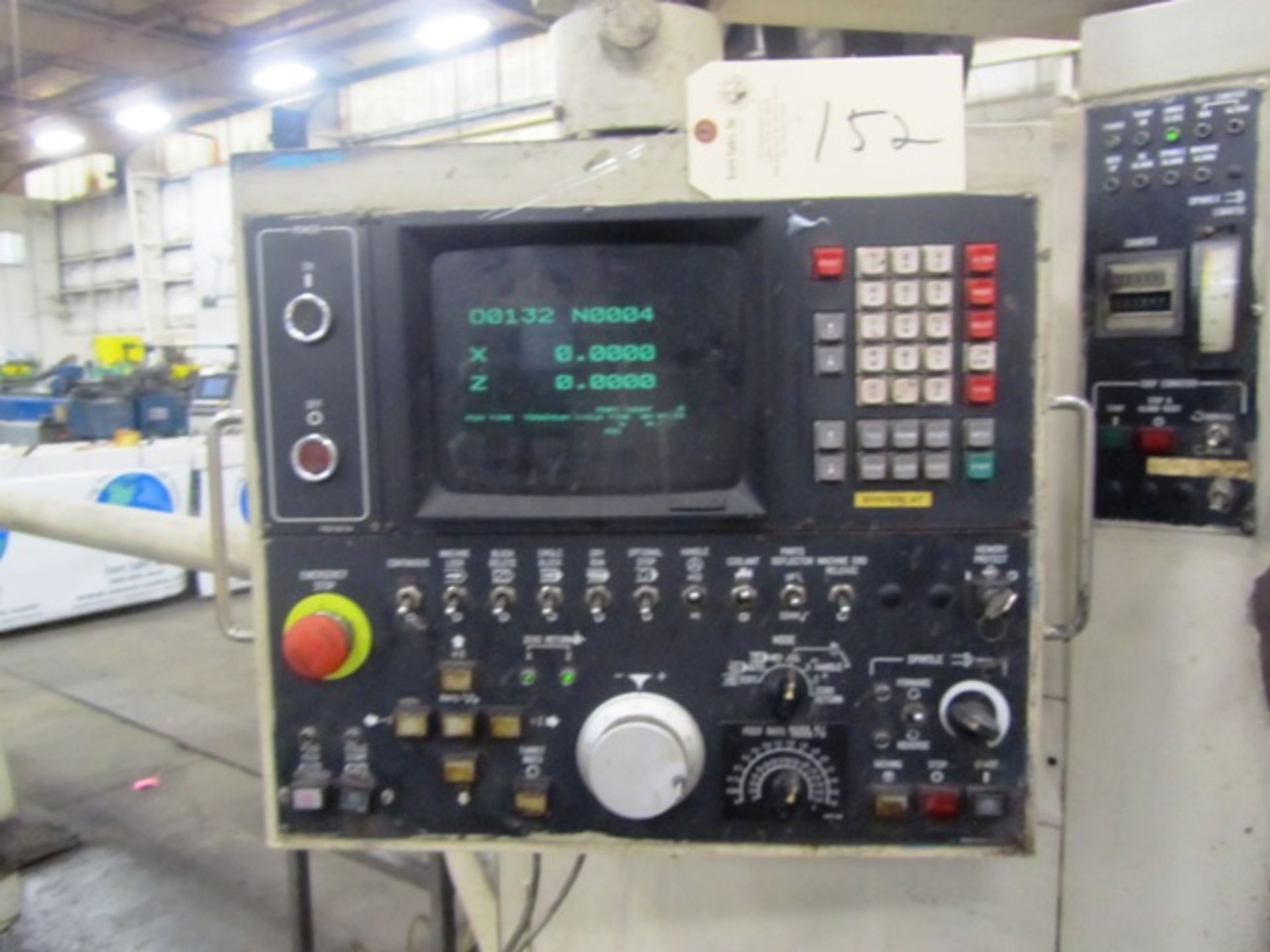 Miyano Model JNC-60 2-Axis CNC Chucker with 8 Position Turret, Manual Barfeeder, Collet Chuck, Fanuc - Image 2 of 4