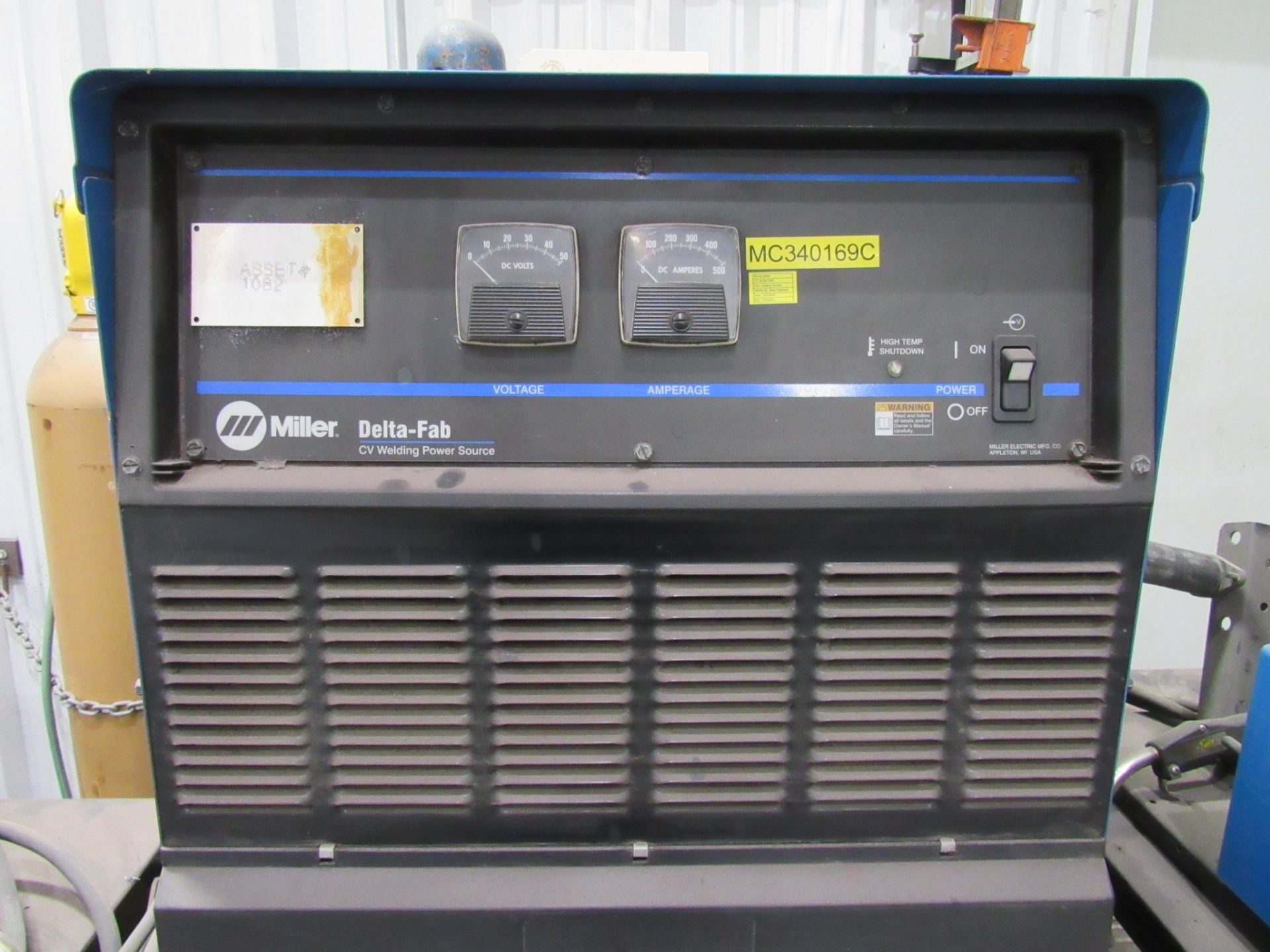 *Miller Delta Fab Mig Welder, sn:MC340169C with Miller 24A Wire Feeder, sn:MC290325V, *Linde SE- - Image 3 of 17