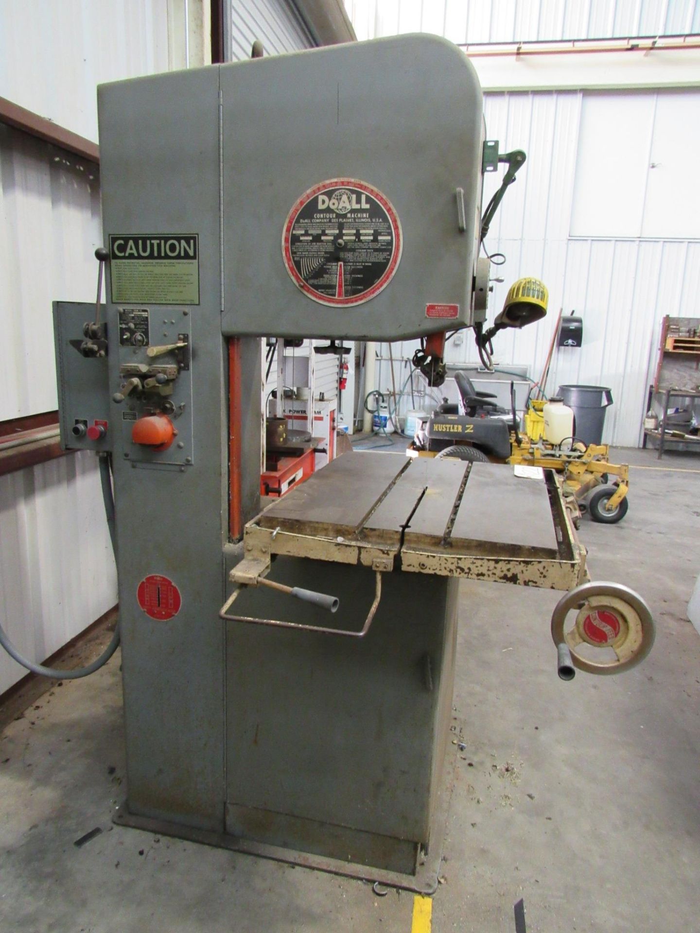 DoAll Model 202-1A 20'' Vertical Bandsaw - Image 3 of 5