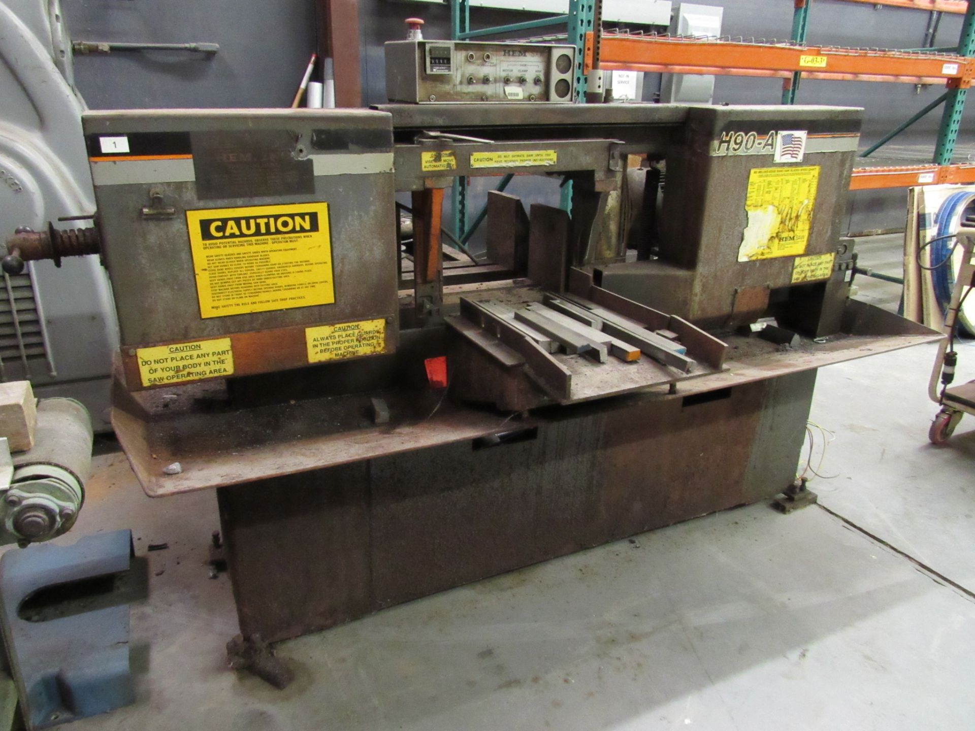 Hem H90-A Bandsaw, sn:746900 (non-running) **located - 4225 Highway 90 East, Broussard, LA 70518** - Image 4 of 4