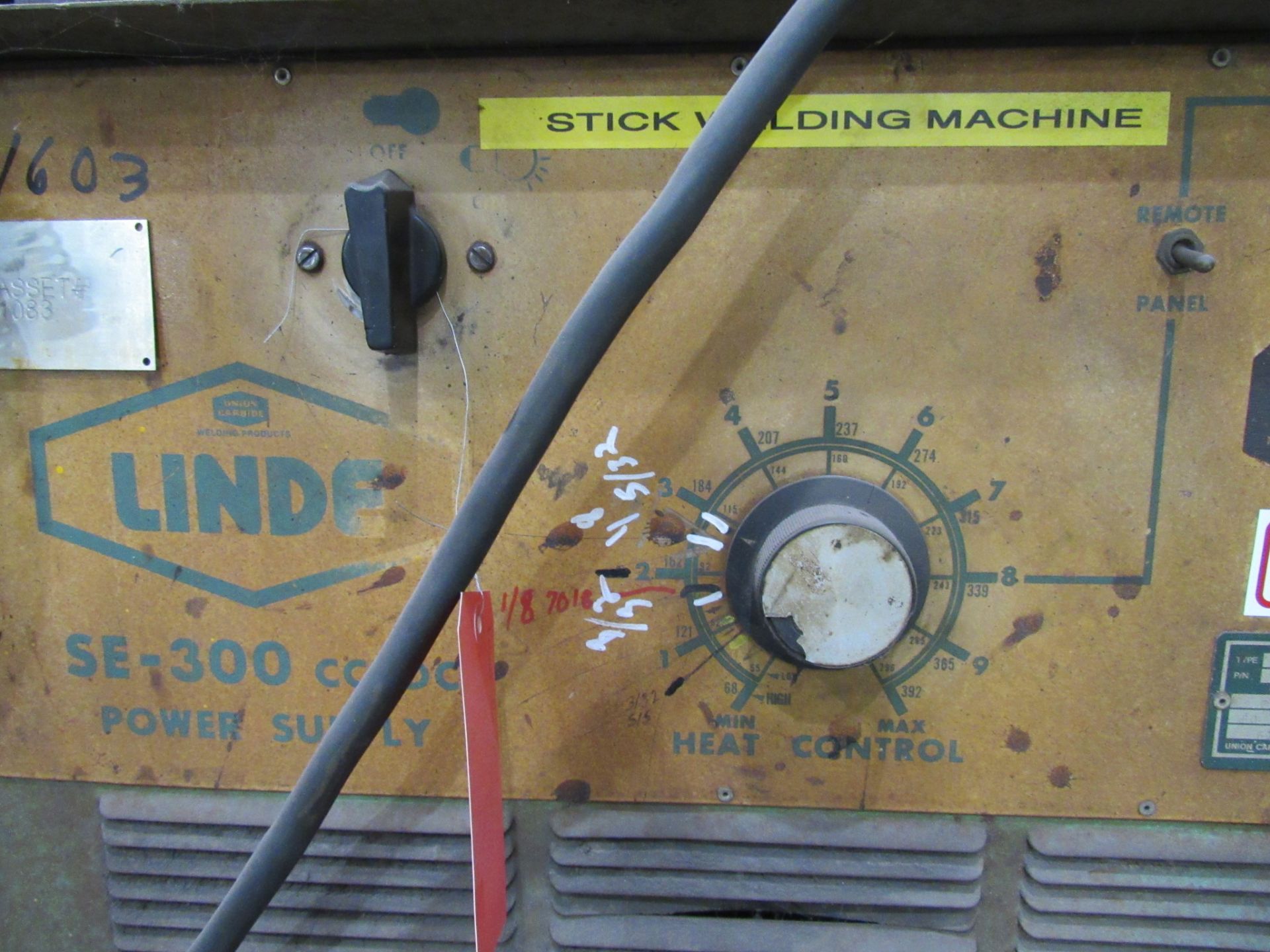 *Miller Delta Fab Mig Welder, sn:MC340169C with Miller 24A Wire Feeder, sn:MC290325V, *Linde SE- - Image 11 of 17