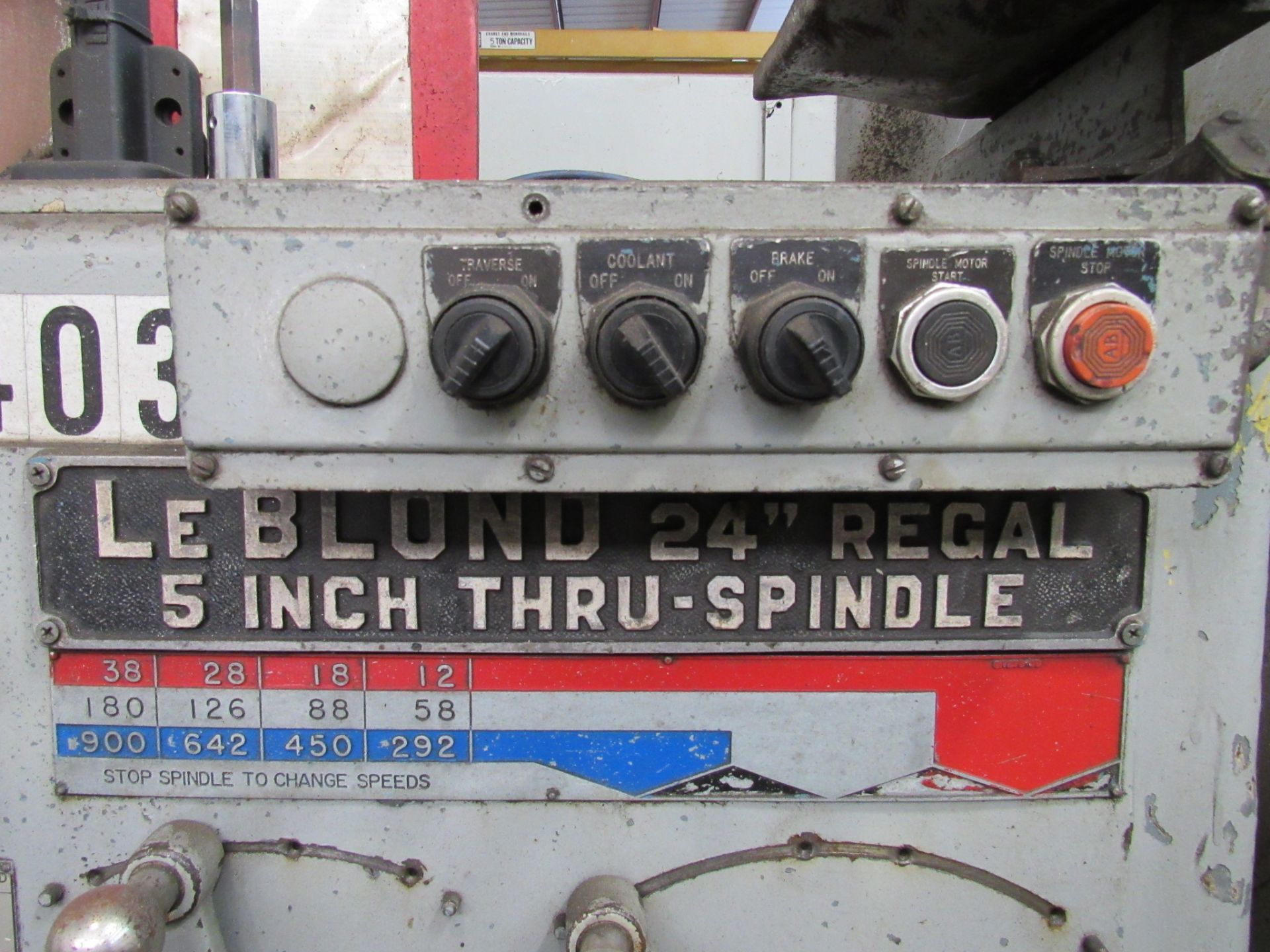 Leblond 24'' Regal ''Oil Country'' Engine Lathe - Image 7 of 8