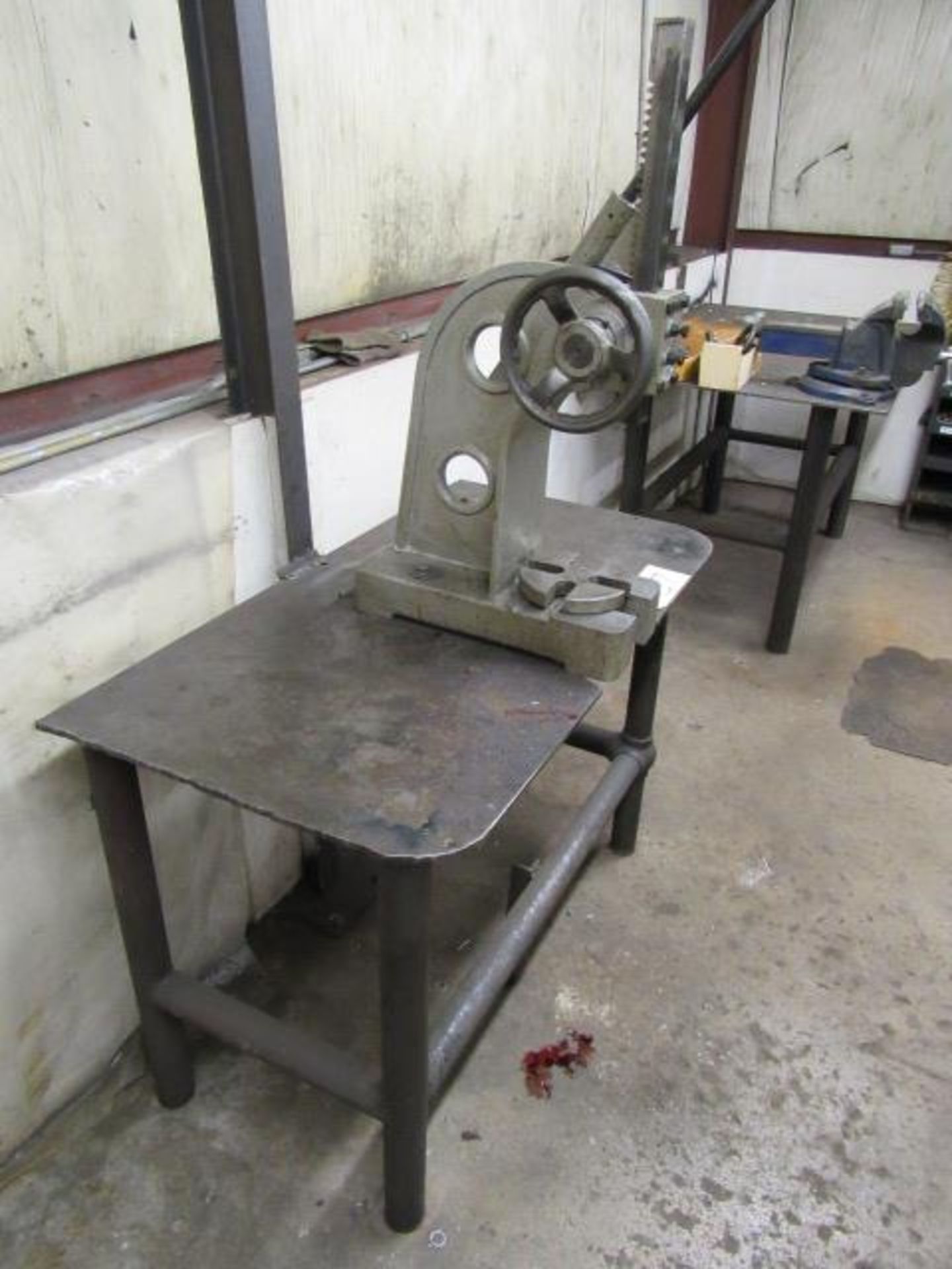 Arbor Press & Steel Table