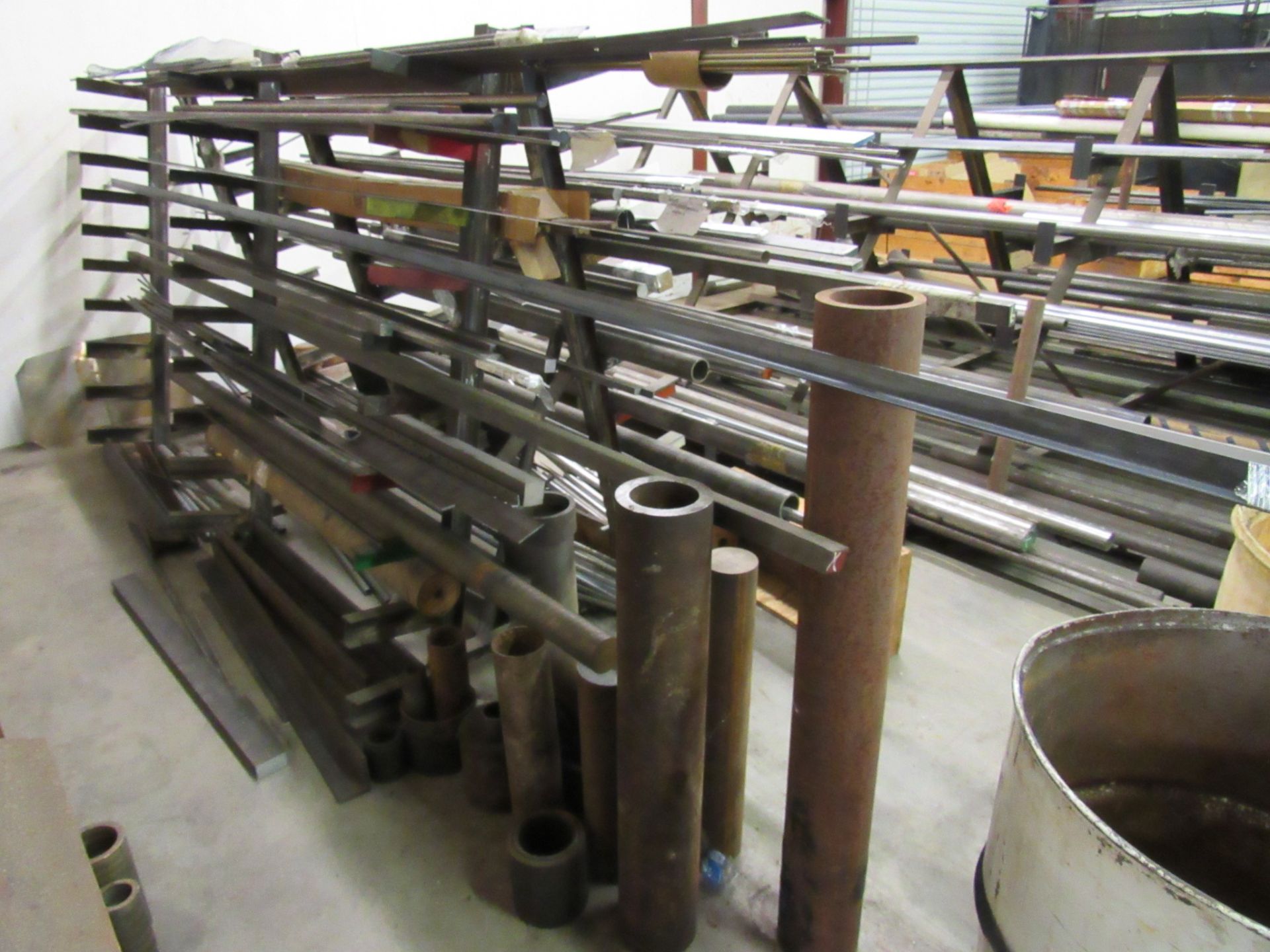 Useable Steel & Aluminum Stock & Brass Stock & Rack - Image 5 of 5