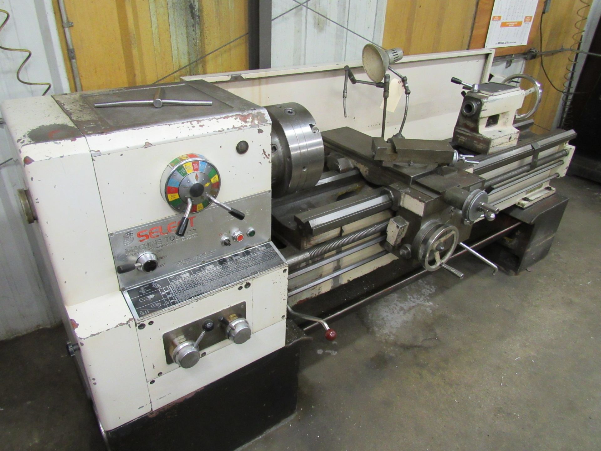 Select Model 1860G 19'' x 62'' Engine Lathe with 12'' Diameter 3-Jaw Chuck, 3'' Spindle Bore, - Image 6 of 6