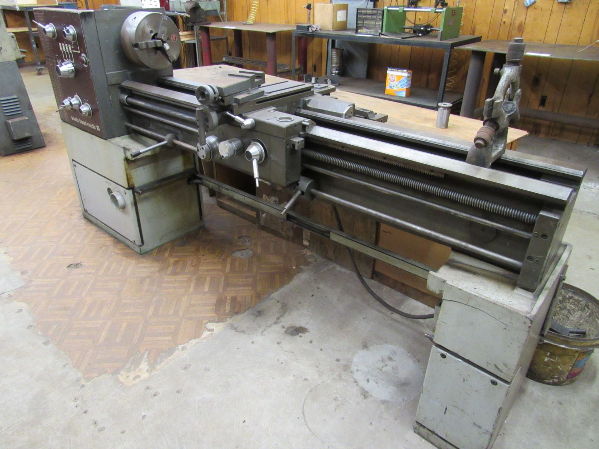 South Bend-Nordic 15'' x 70'' Engine Lathe with 10'' 3-Jaw Chuck, 2'' Spindle Bore, Taper, Speeds to - Image 4 of 6