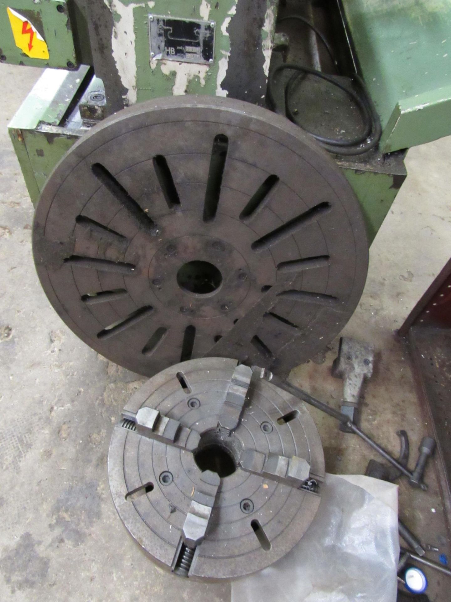 Nardini Model SZ2080T 20'' x 80'' Engine Lathe with 12'' Diameter 3-Jaw Chuck, 4'' Spindle Bore, - Image 5 of 6