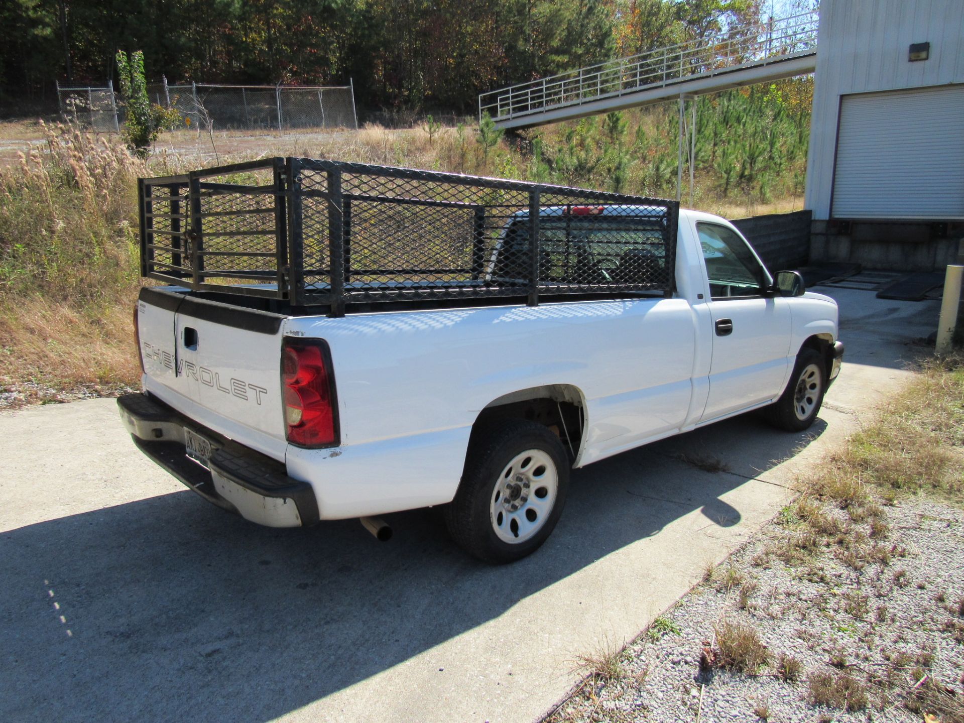 Chevrolet Silverado C150 Pick Up Truck with Work Safety Cage in Bed, vin:1GCEC14X152311849, mfg. - Image 6 of 7