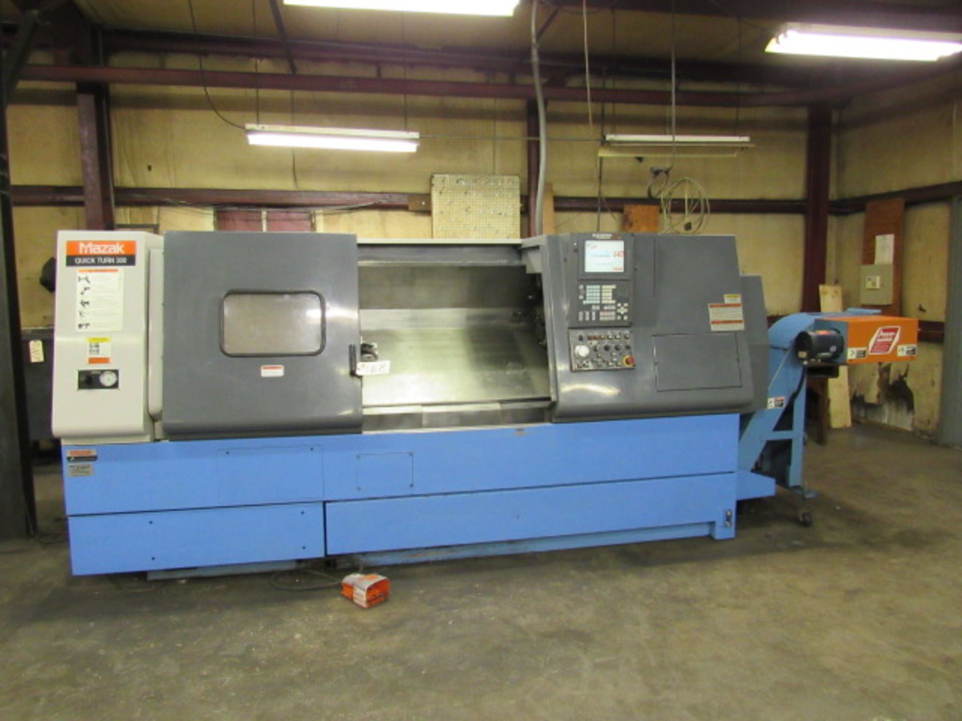 Mazak QT-300 CNC Turning Center with 10'' 3-Jaw Power Chuck, Approx 50'' to Tailstock, 16 Position