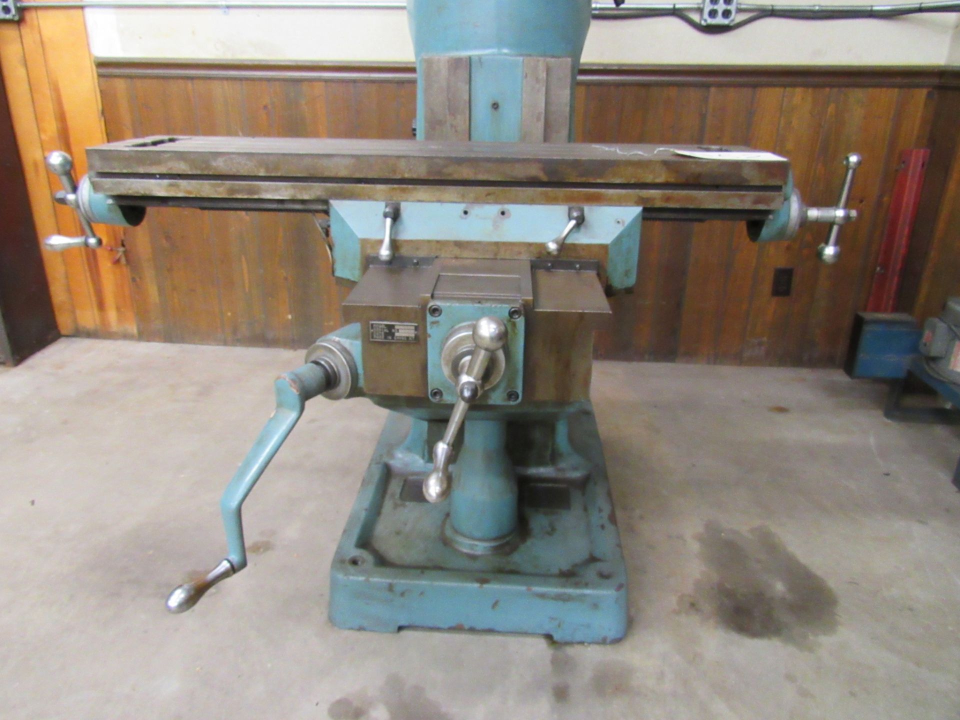 Enco Variable Speed Vertical Knee Mill with 9'' x 42'' Table, R-8 Spindle Speeds Variable to 2800 - Image 4 of 6