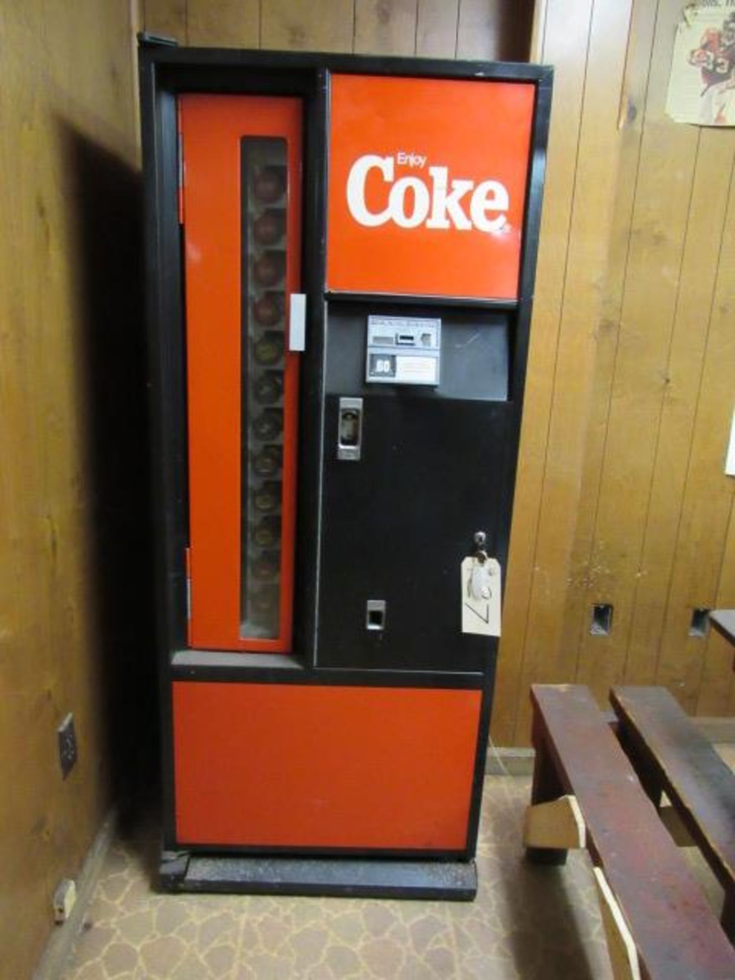 Vintage Coke Machine with Keys