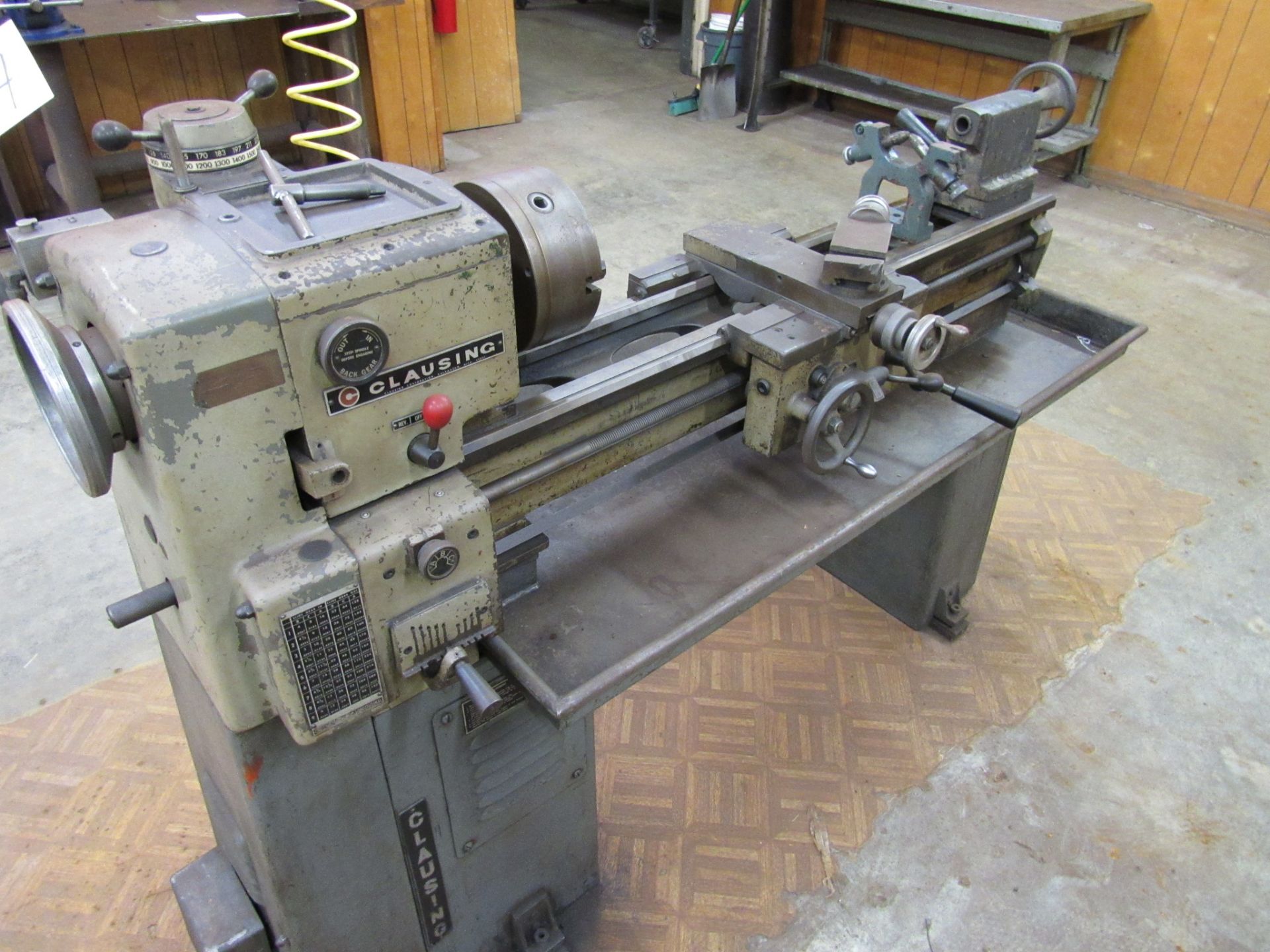 Clausing Model 5914 Engine Lathe with 13'' Swing x 36'' Center, 8'' 3-Jaw Chuck, 1.5'' Spindle Bore, - Image 3 of 5