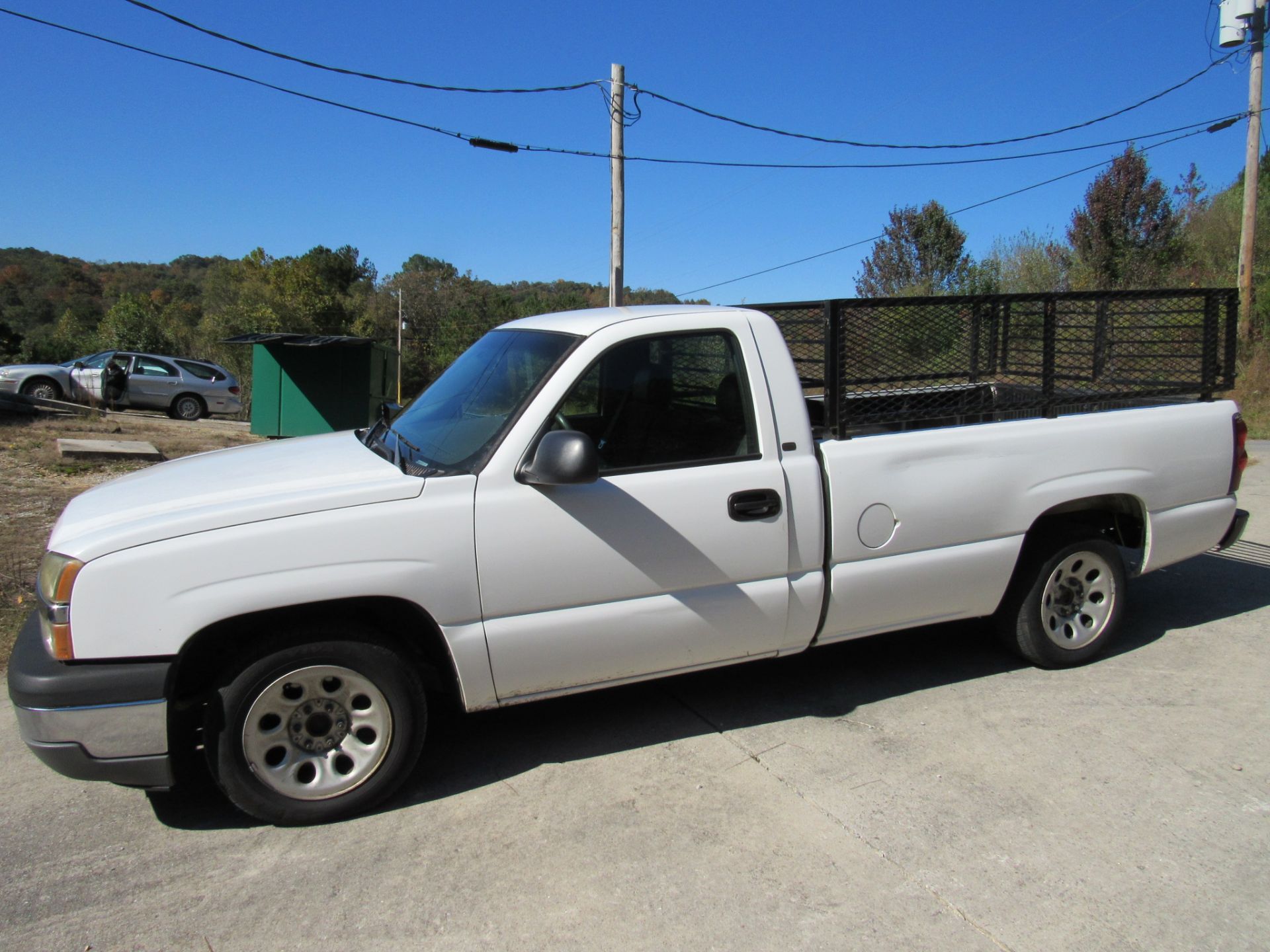 Chevrolet Silverado C150 Pick Up Truck with Work Safety Cage in Bed, vin:1GCEC14X152311849, mfg. - Image 4 of 7