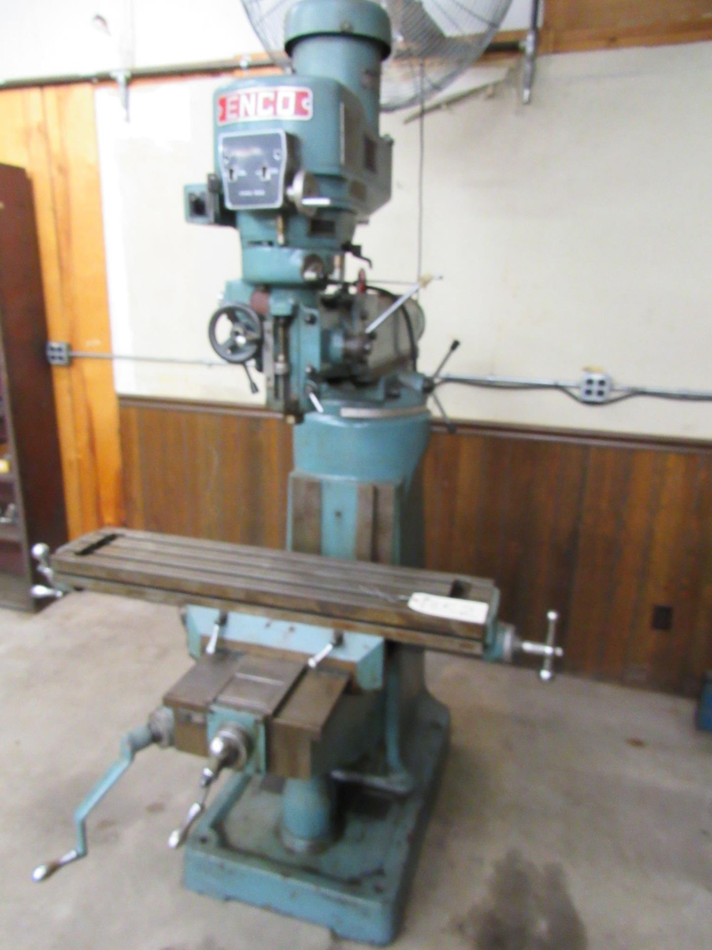 Enco Variable Speed Vertical Knee Mill with 9'' x 42'' Table, R-8 Spindle Speeds Variable to 2800 - Image 5 of 6