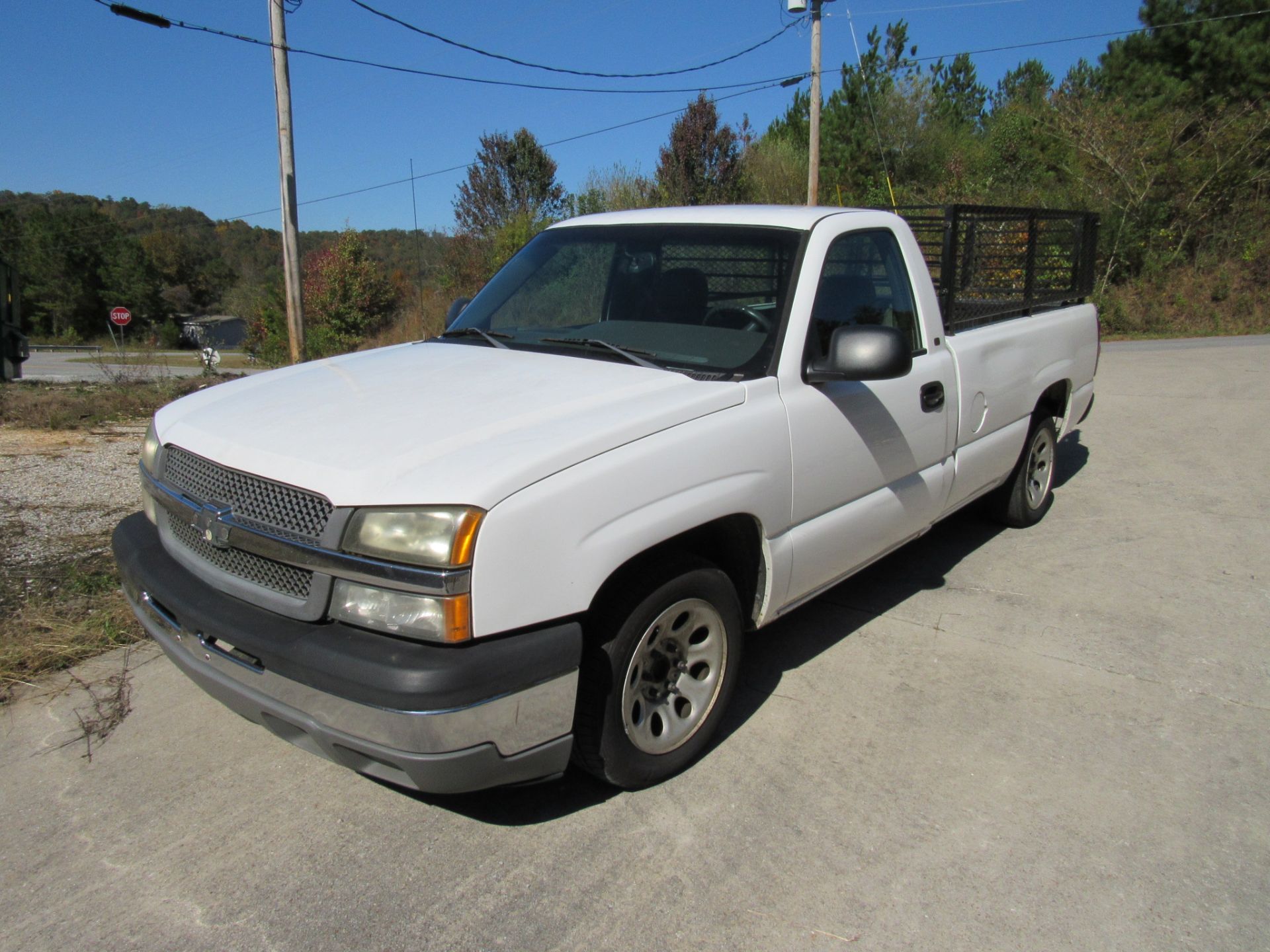 Chevrolet Silverado C150 Pick Up Truck with Work Safety Cage in Bed, vin:1GCEC14X152311849, mfg. - Image 3 of 7