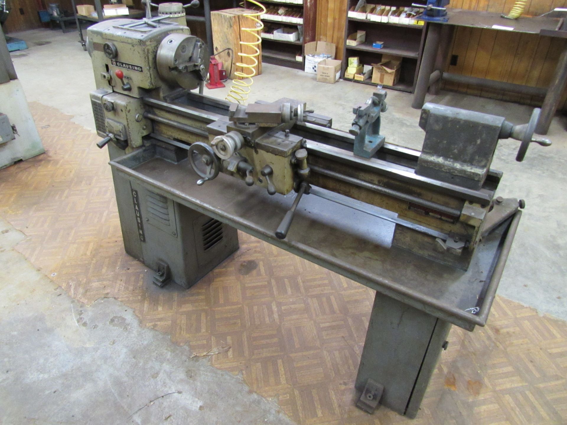 Clausing Model 5914 Engine Lathe with 13'' Swing x 36'' Center, 8'' 3-Jaw Chuck, 1.5'' Spindle Bore, - Image 4 of 5